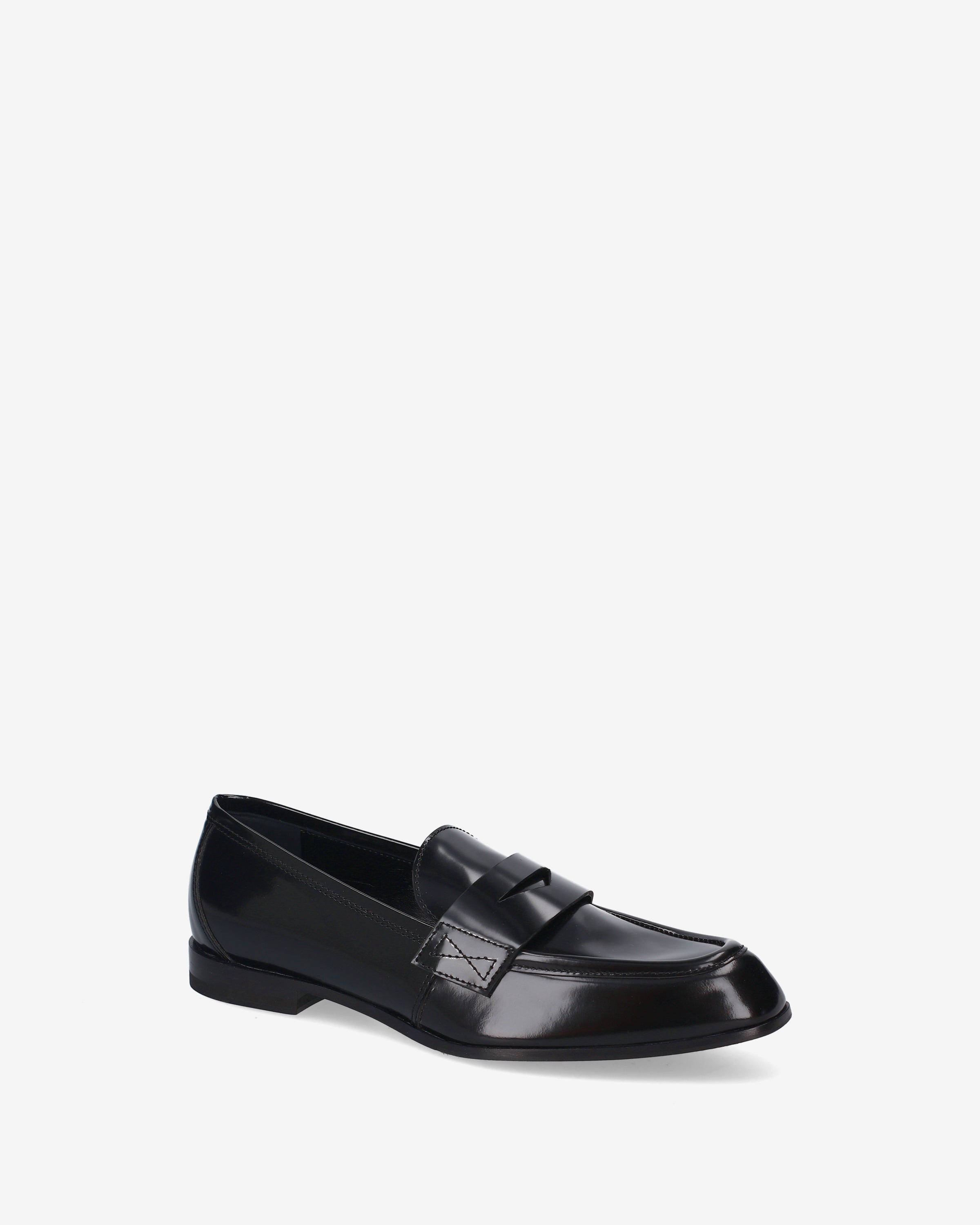 premiata-loafer-damen-schwarz-brushed-leder image 4