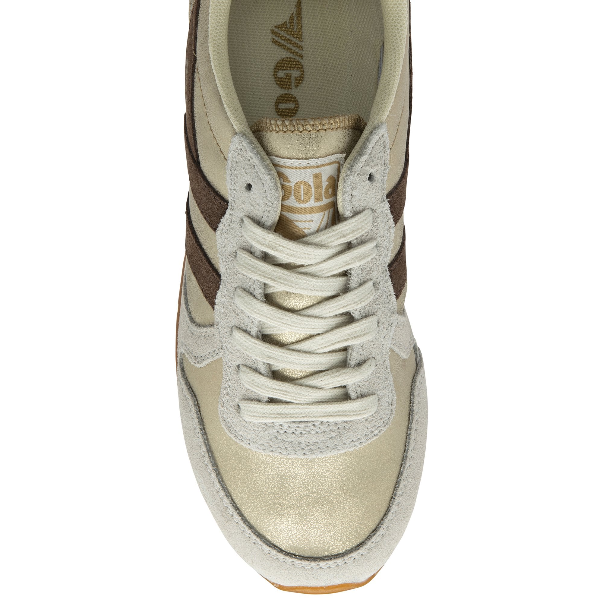 gola-daytona-blaze-sneaker-f-r-damen-gold-dunkelbraun-cameo image 5