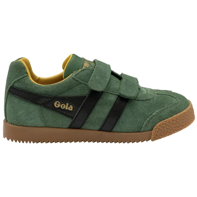 gola-harrier-strap-kinder-sneaker-wildleder-klettverschluss-vintage image 1