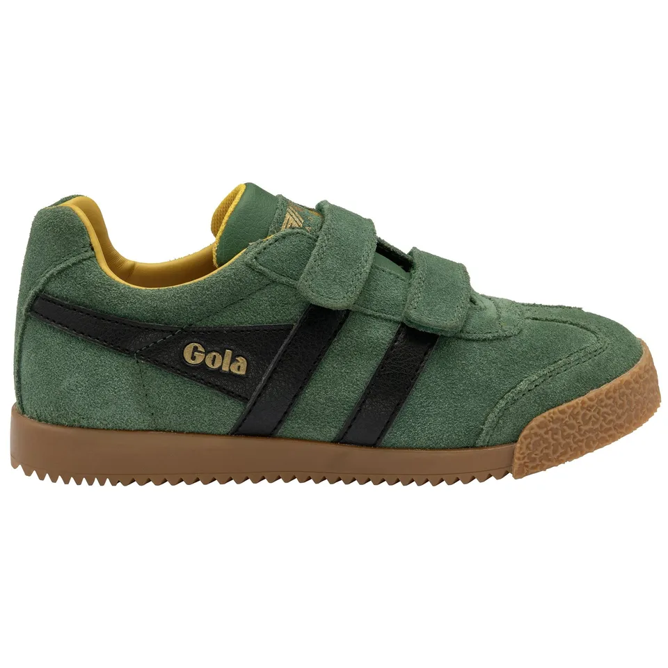 gola-harrier-strap-kinder-sneaker-wildleder-klettverschluss-vintage image 1