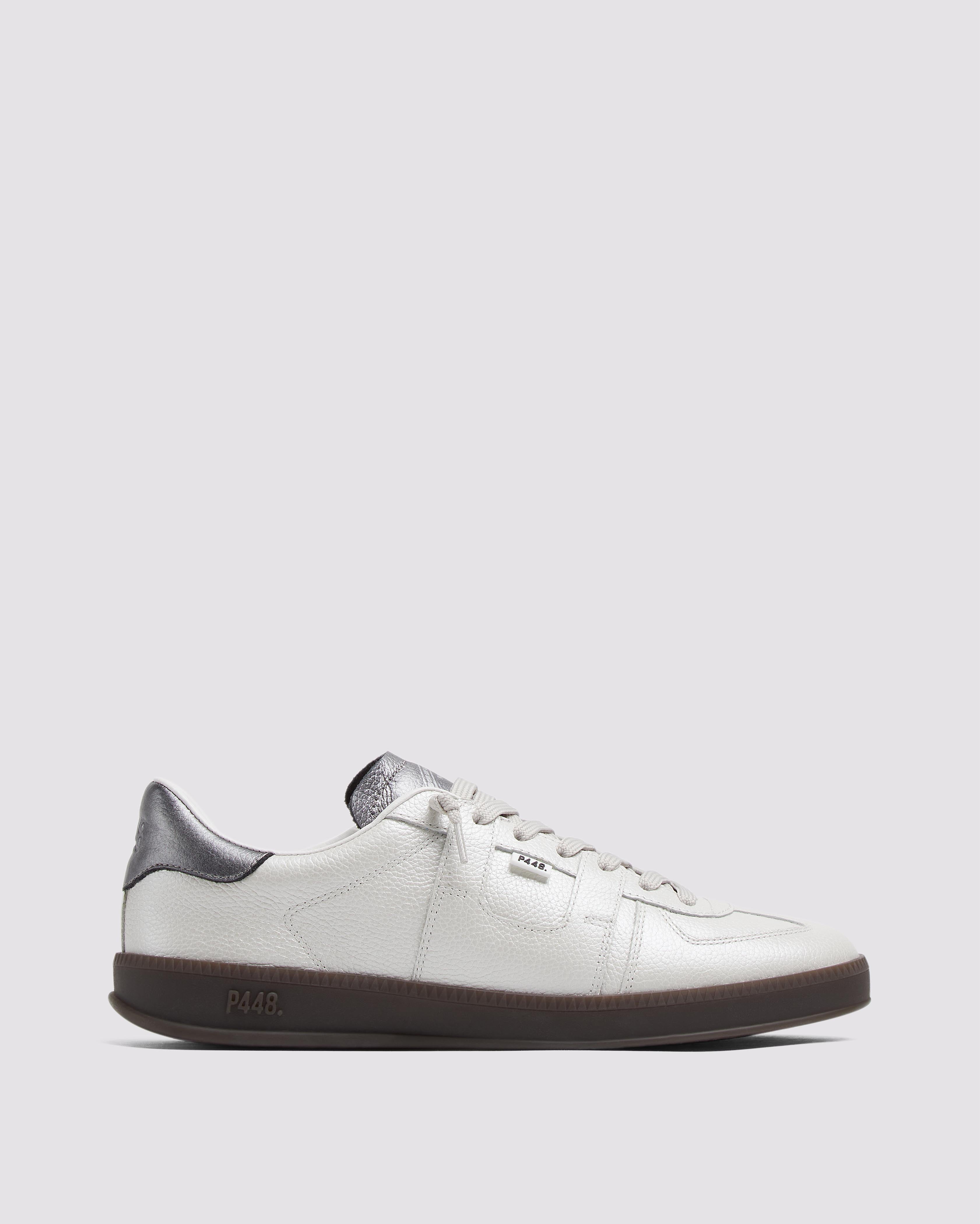 p448-monza-metallic-silver-damen-low-top-sneaker image 1