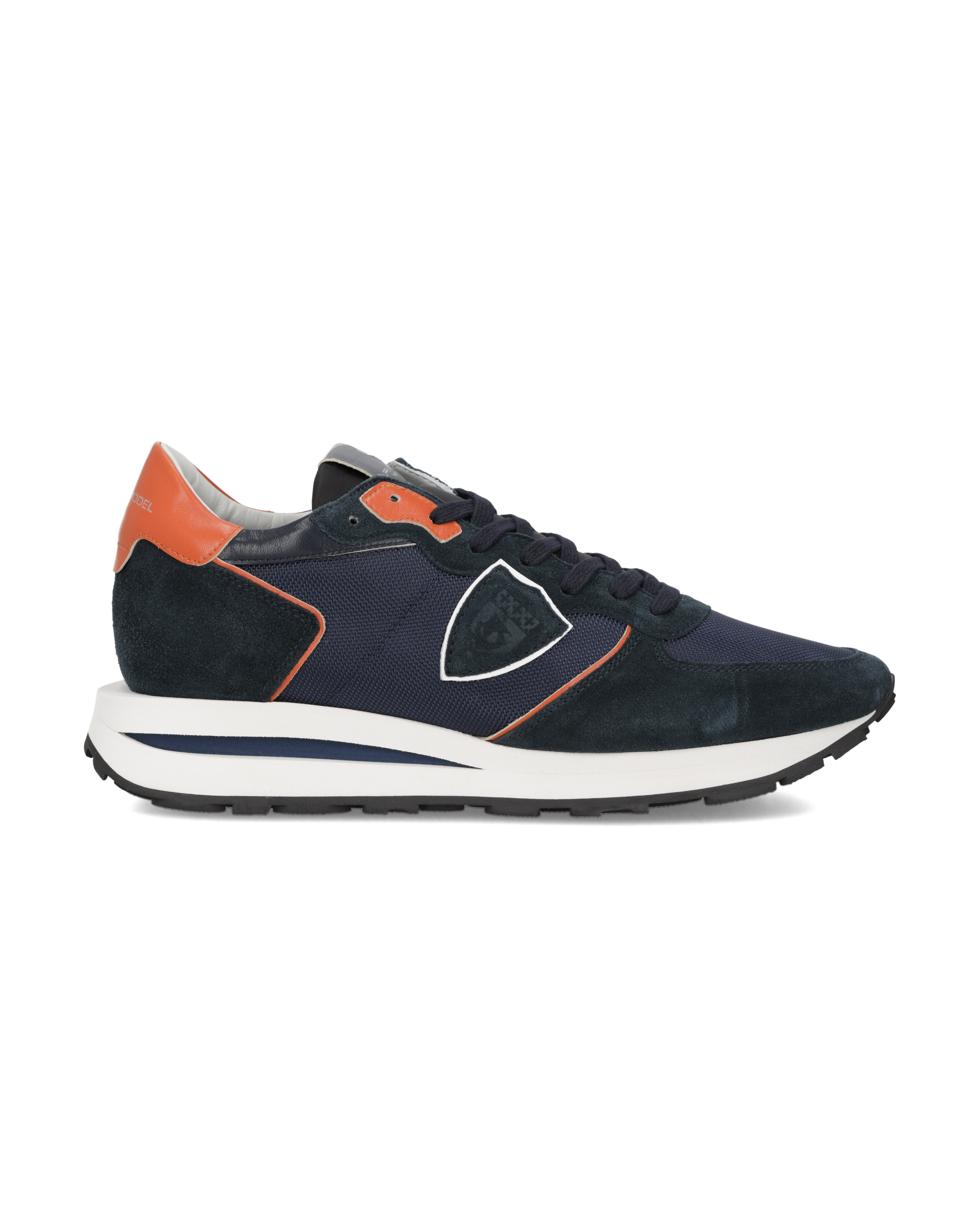 philippe-model-tropez-haute-sneaker-herren-blau-orange image 1