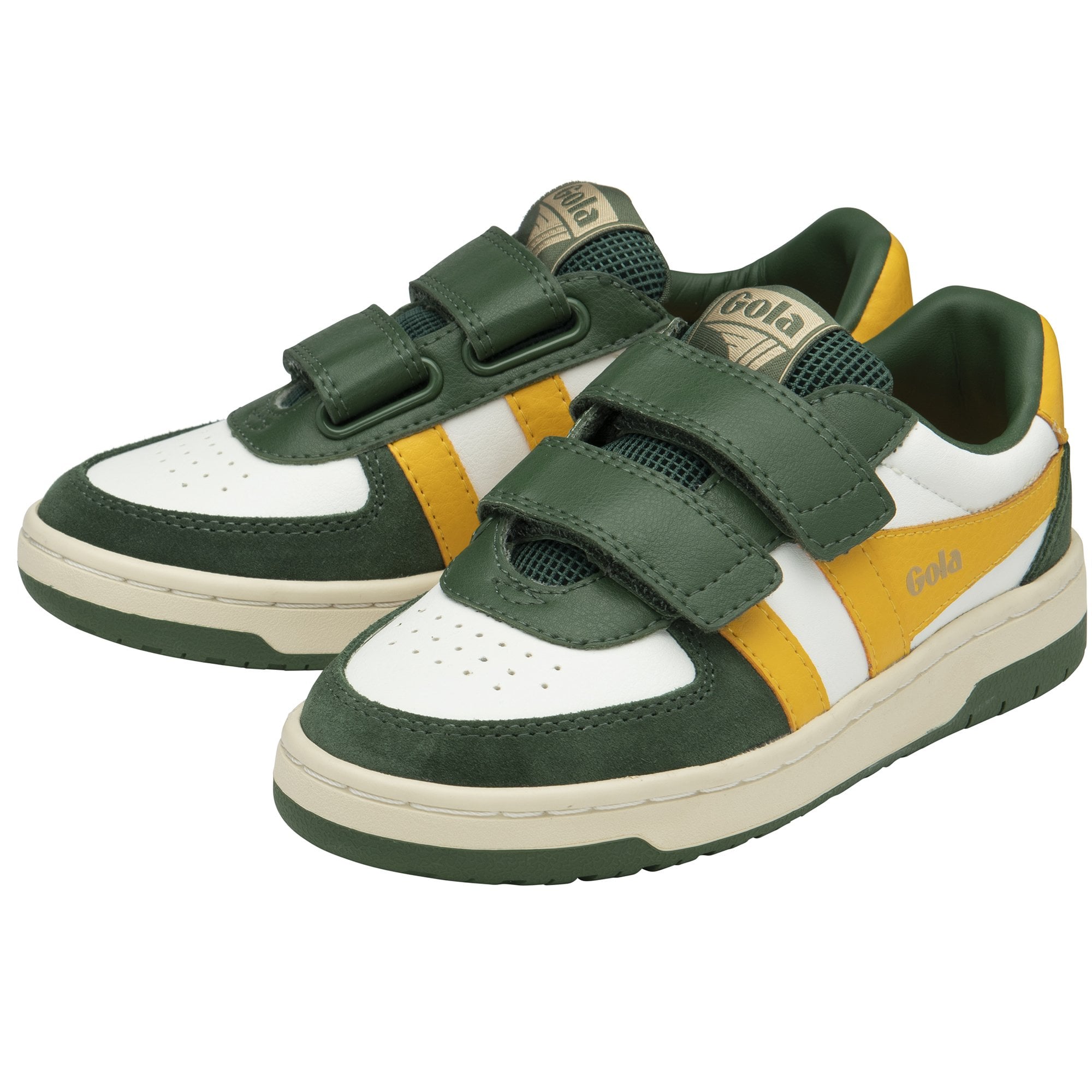gola-hawk-strap-kinder-sneaker-wei-gr-n-gelb image 3