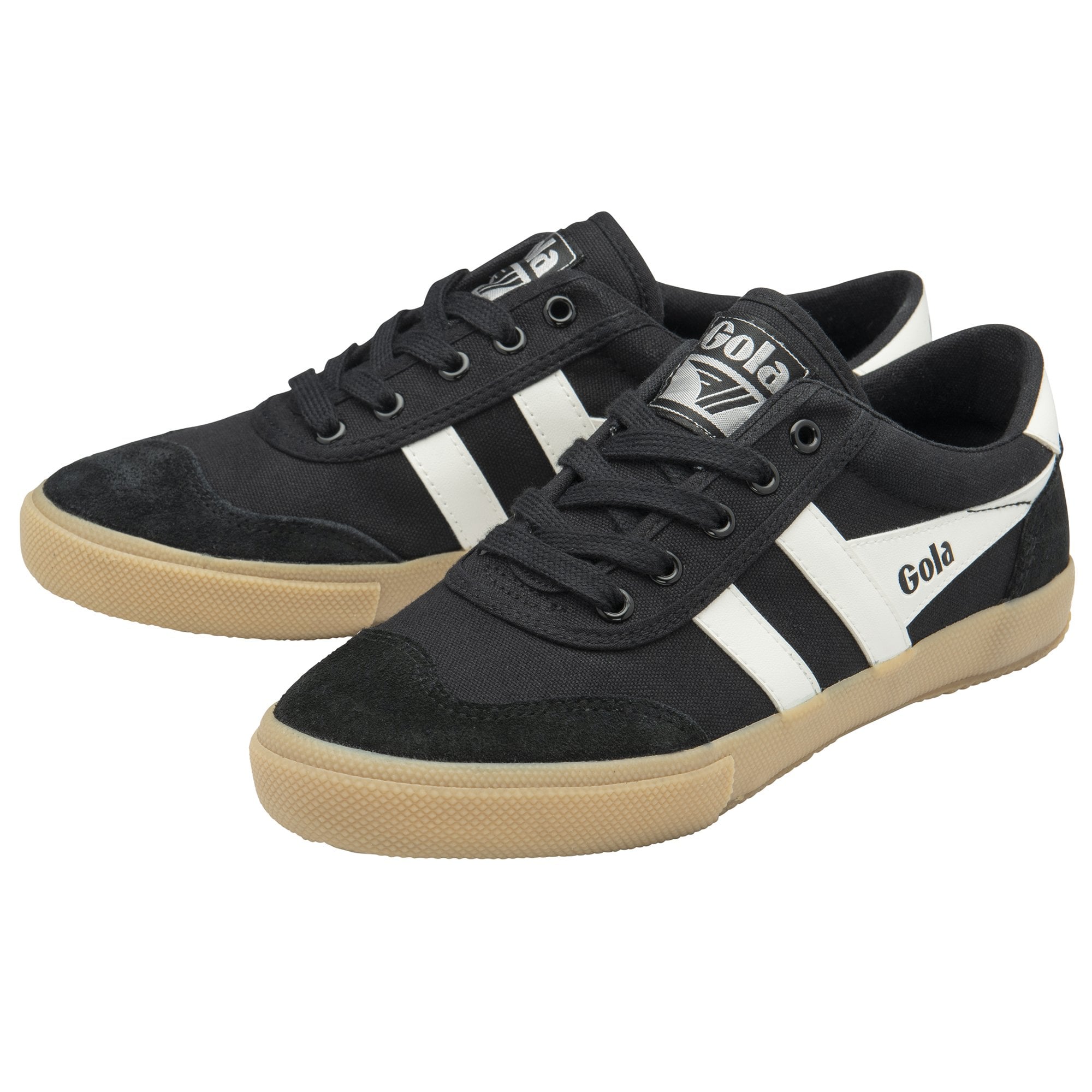gola-badminton-turnschuh-f-r-damen-in-schwarz-cremewei image 3