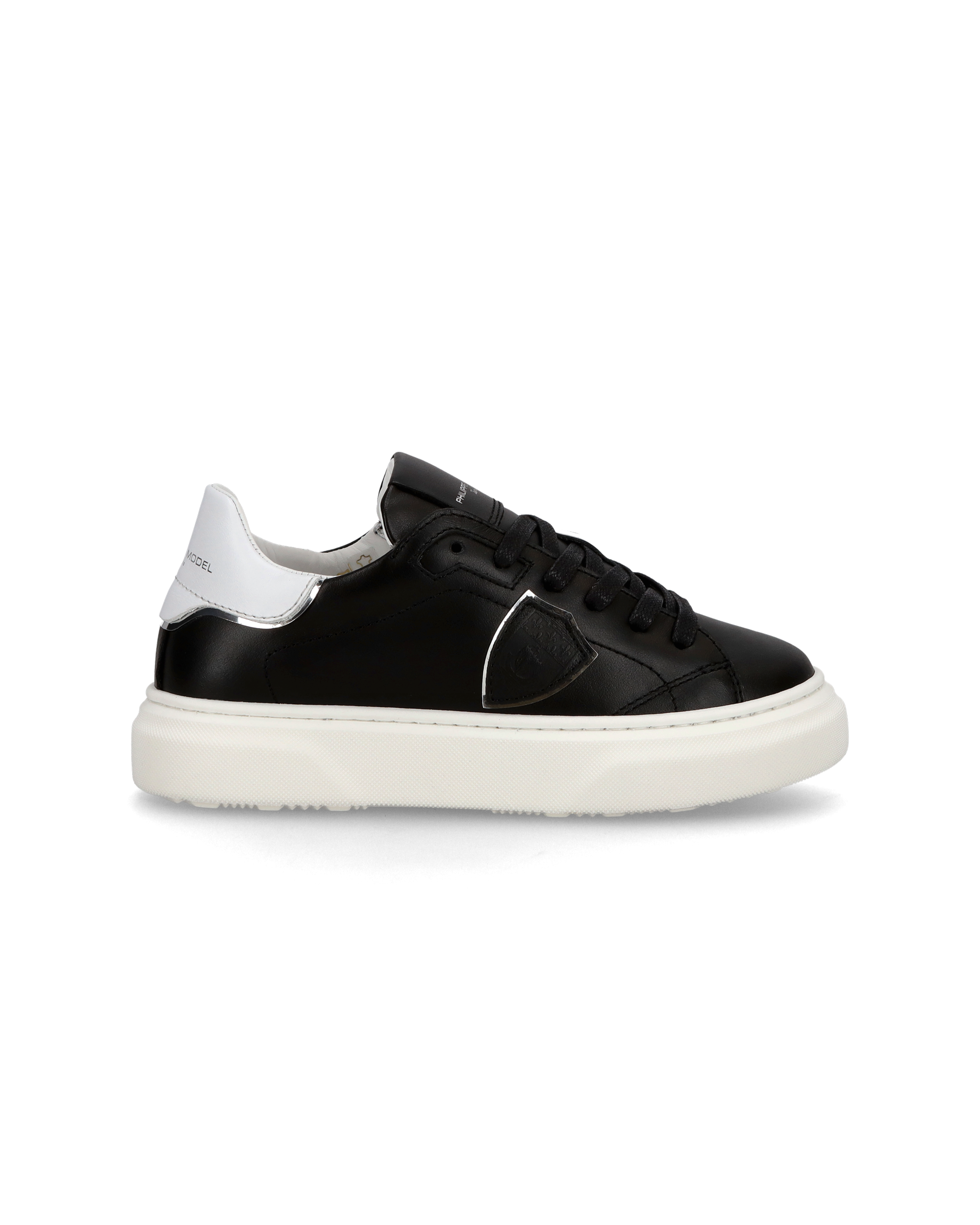 philippe-model-temple-junior-kinder-sneaker-schwarz-wei image 1