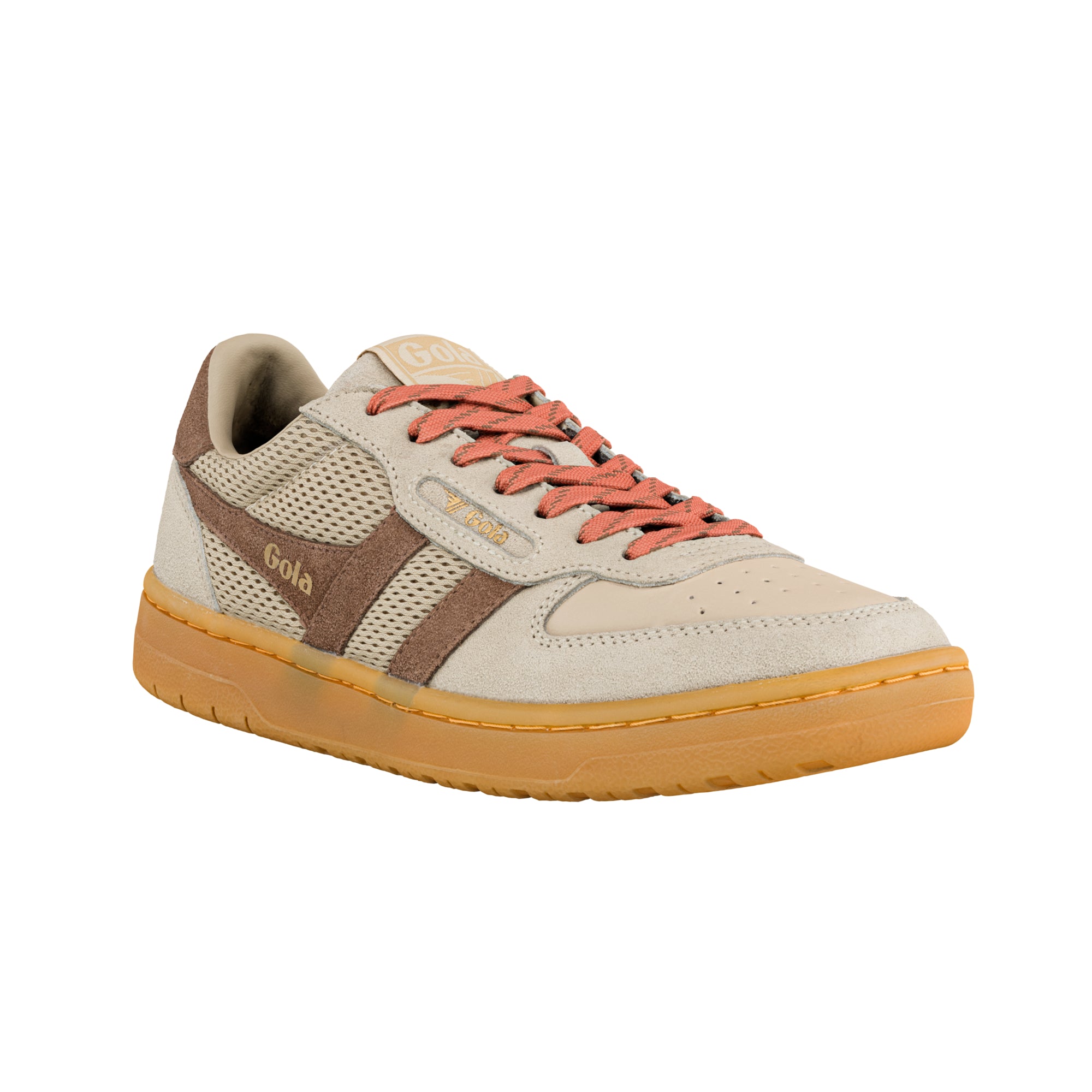 gola-hawk-83-damen-sneaker-knochenfarbe-mesh-gummisohle image 2