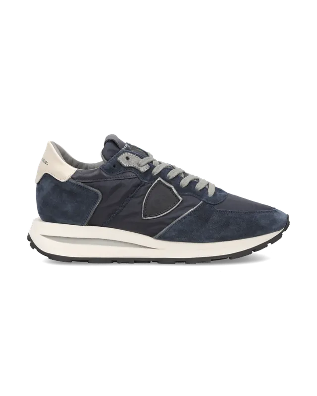 philippe-model-tropez-haute-sneaker-herren-bleu-oc-an-beurre image 1
