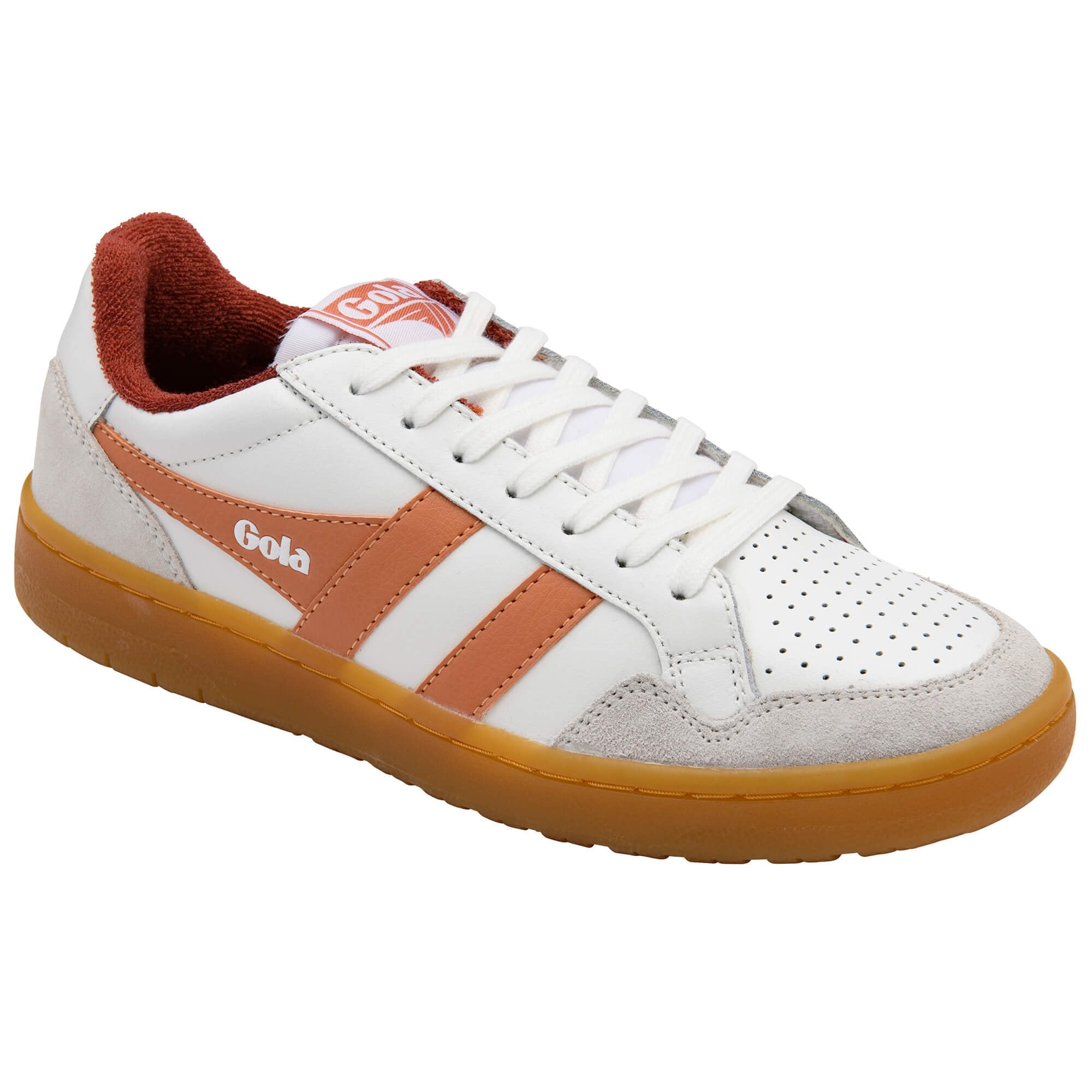 gola-eagle-86-damen-sneaker-wei-terrakotta image 2