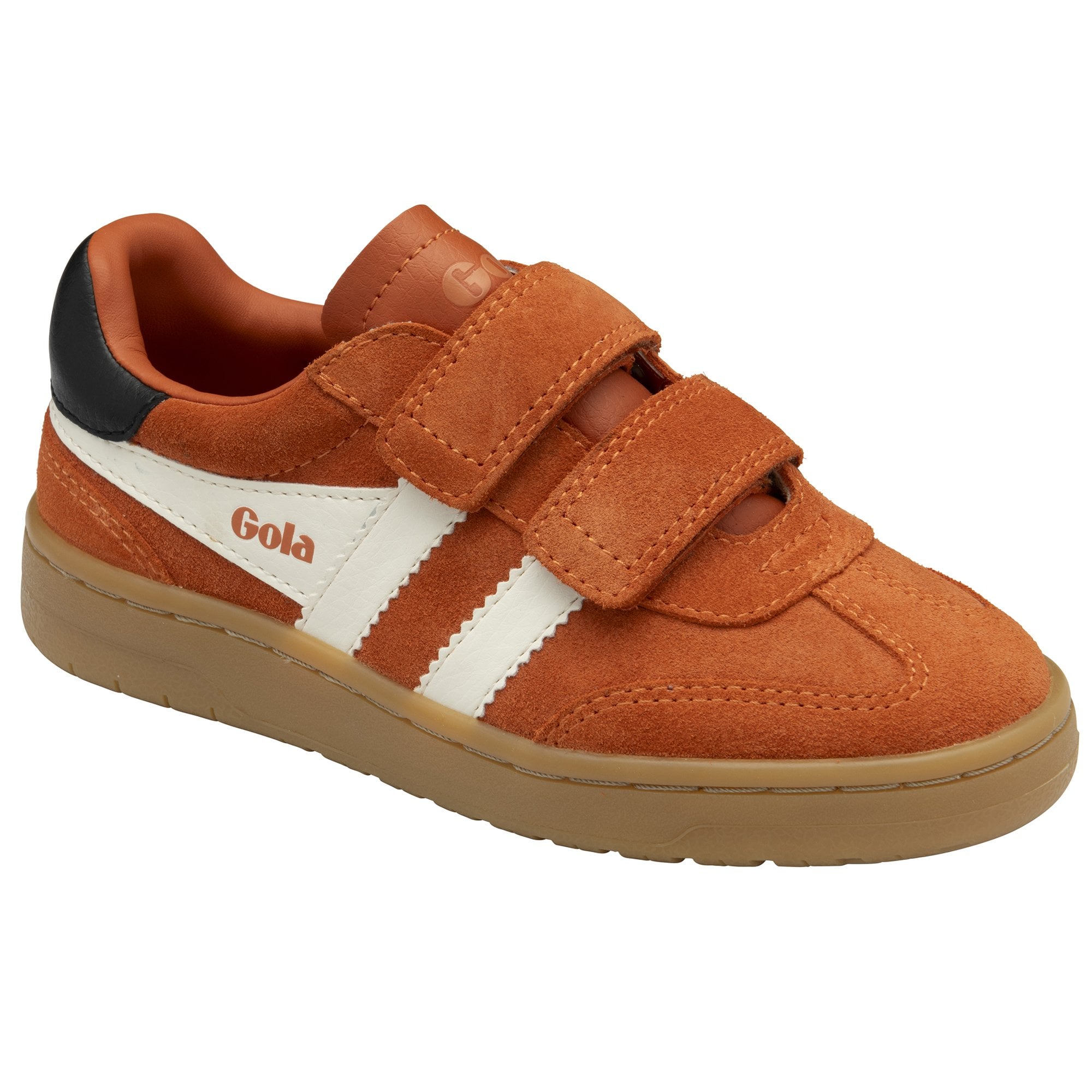 gola-viper-strap-kinder-sneaker-orange-creme-klett image 2