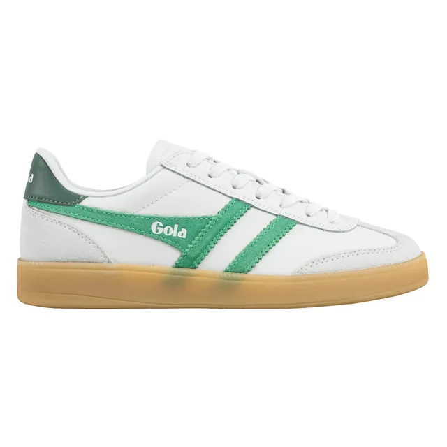 gola-viper-leather-damen-sneaker-wei-smaragd-t-toe image 1