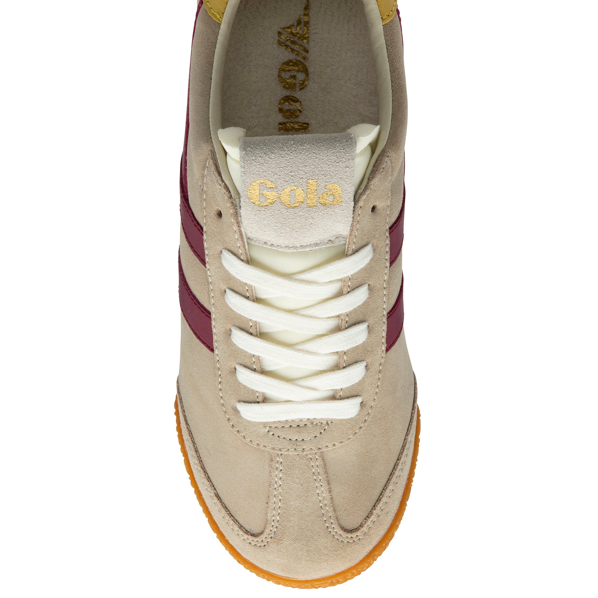 gola-elan-damen-sneaker-beige-kirschrot-vintage image 5