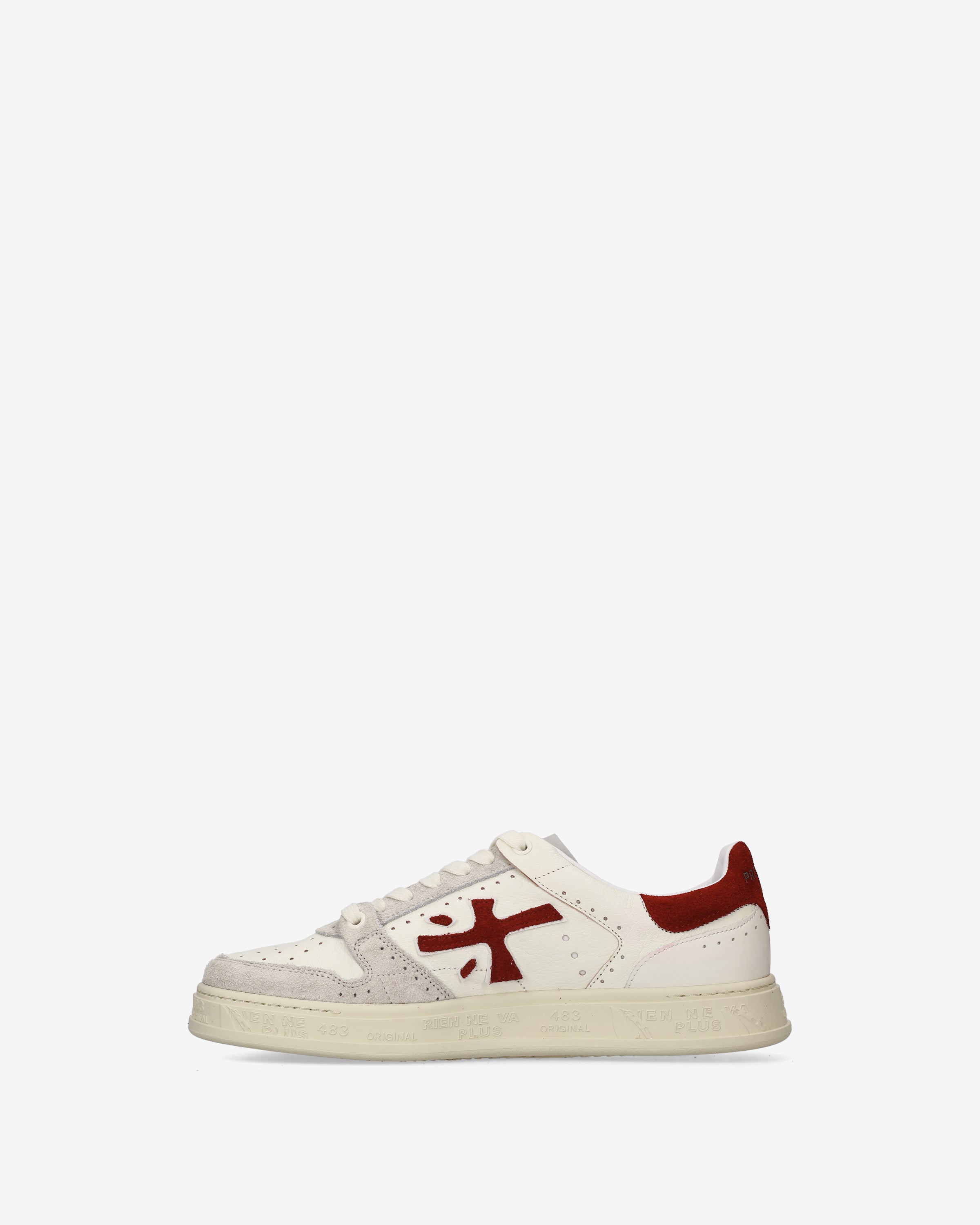 premiata-quinn-8651-herren-sneaker-wei-rot image 3