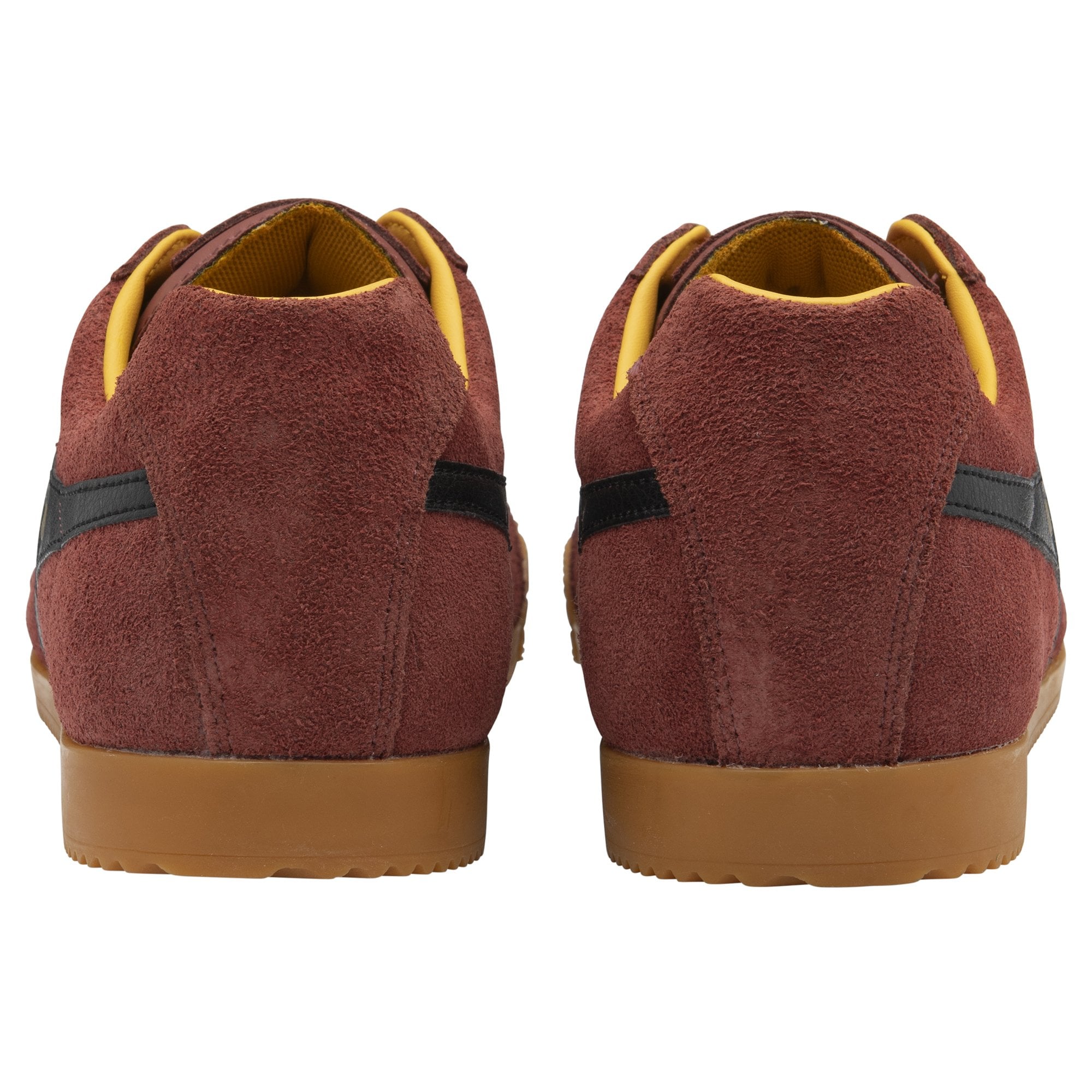 gola-harrier-herren-sneaker-aus-wildleder-ockerrot-schwarz image 4