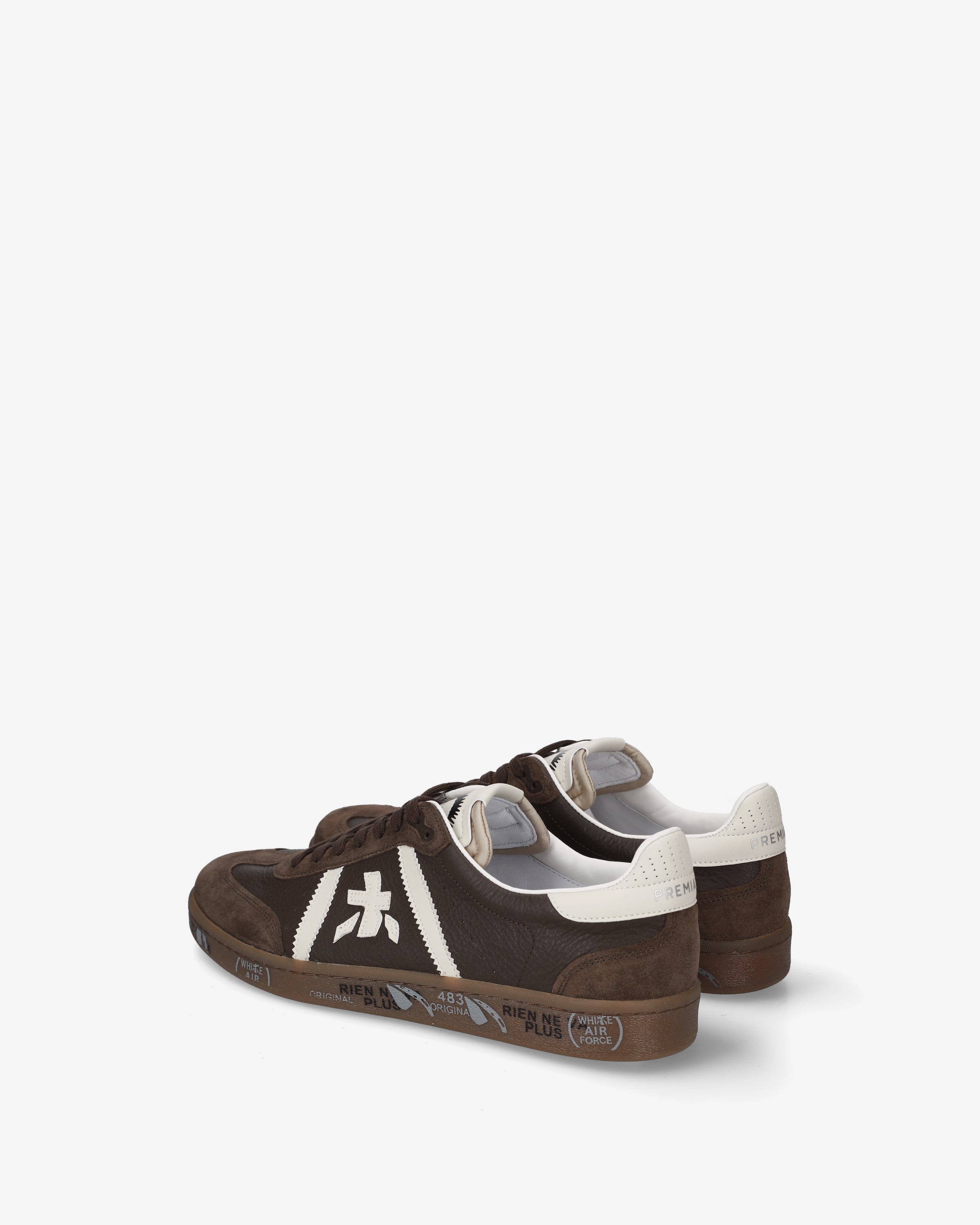 premiata-bonnie-8590-herren-sneaker-leder-suede-brown image 5