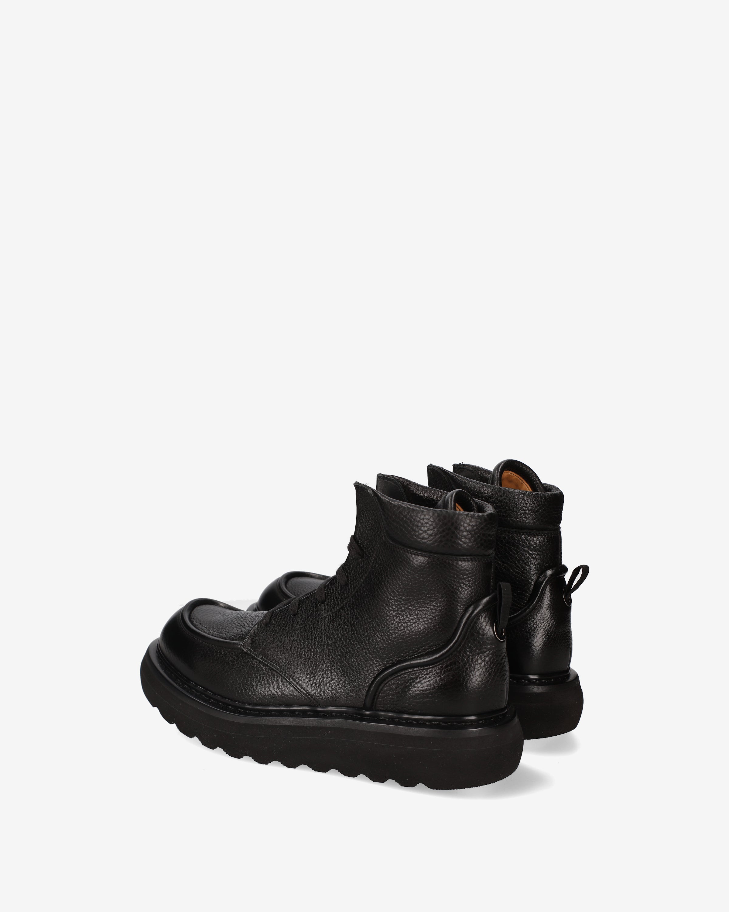 premiata-stivaletti-stringati-herren-boots-vitello-schwarz-goodyear image 5