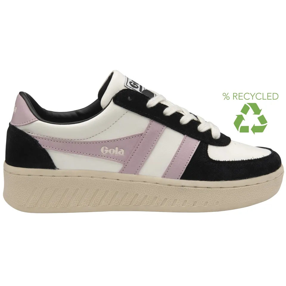gola-grandslam-pure-damen-sneaker-schwarz-kreiderosa-cremewei image 1