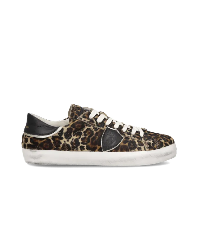 philippe-model-prsx-junior-sneaker-animal-print-schwarz image 1