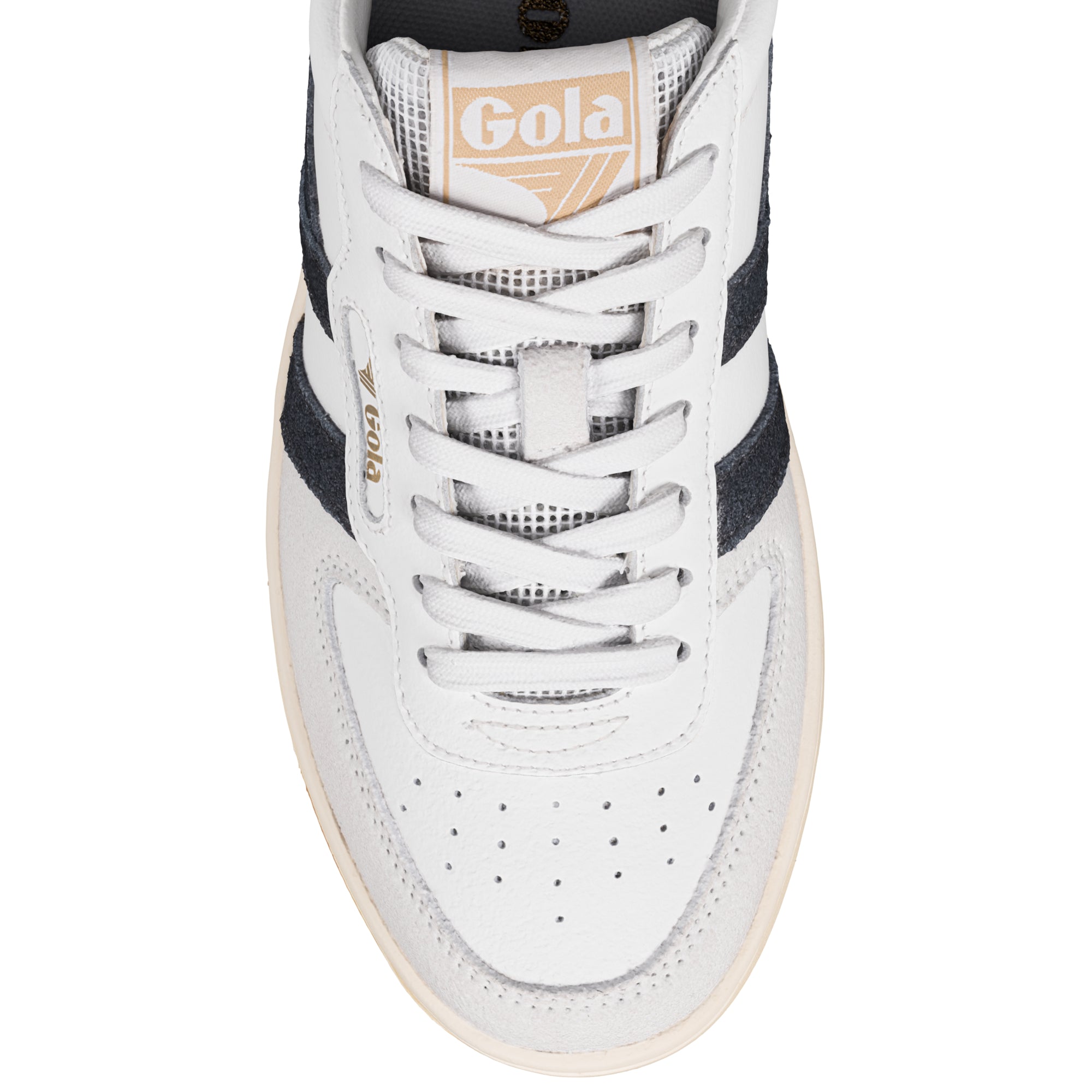 gola-hawk-sneaker-f-r-damen-wei-schwarz-gold image 4