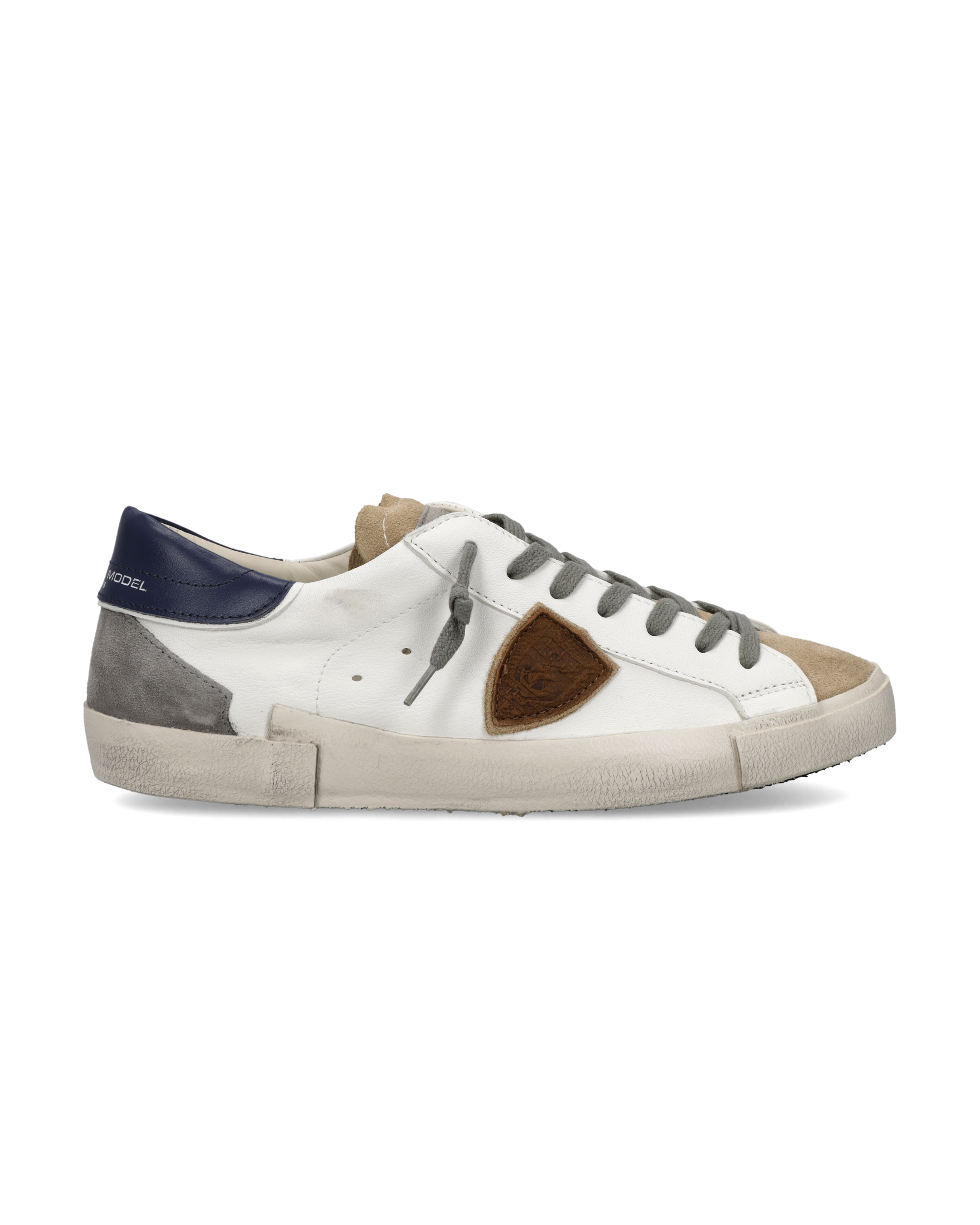 philippe-model-prsx-sneaker-herren-blanc-bleu-gris image 1