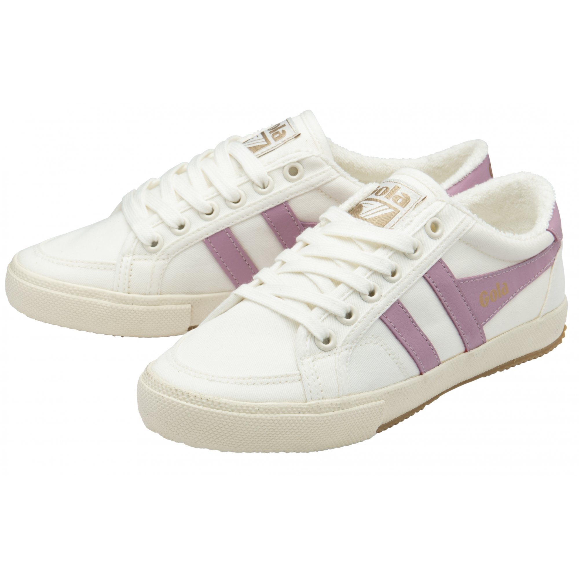 gola-stratus-plimsoll-sneaker-f-r-damen-in-cremewei-bonbon image 3