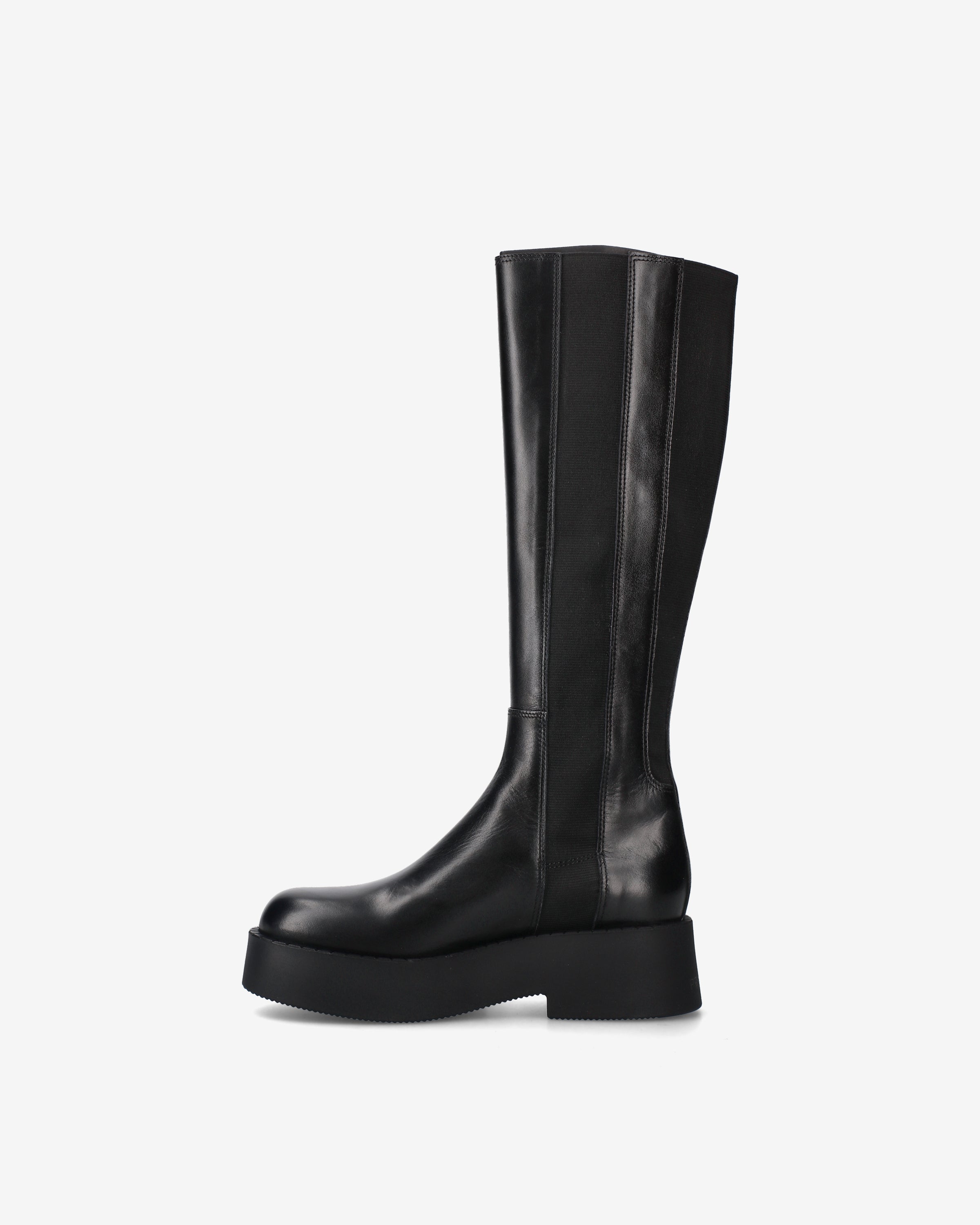 premiata-stivaletti-stiefel-schwarz-leder-damen-made-in-italy image 6