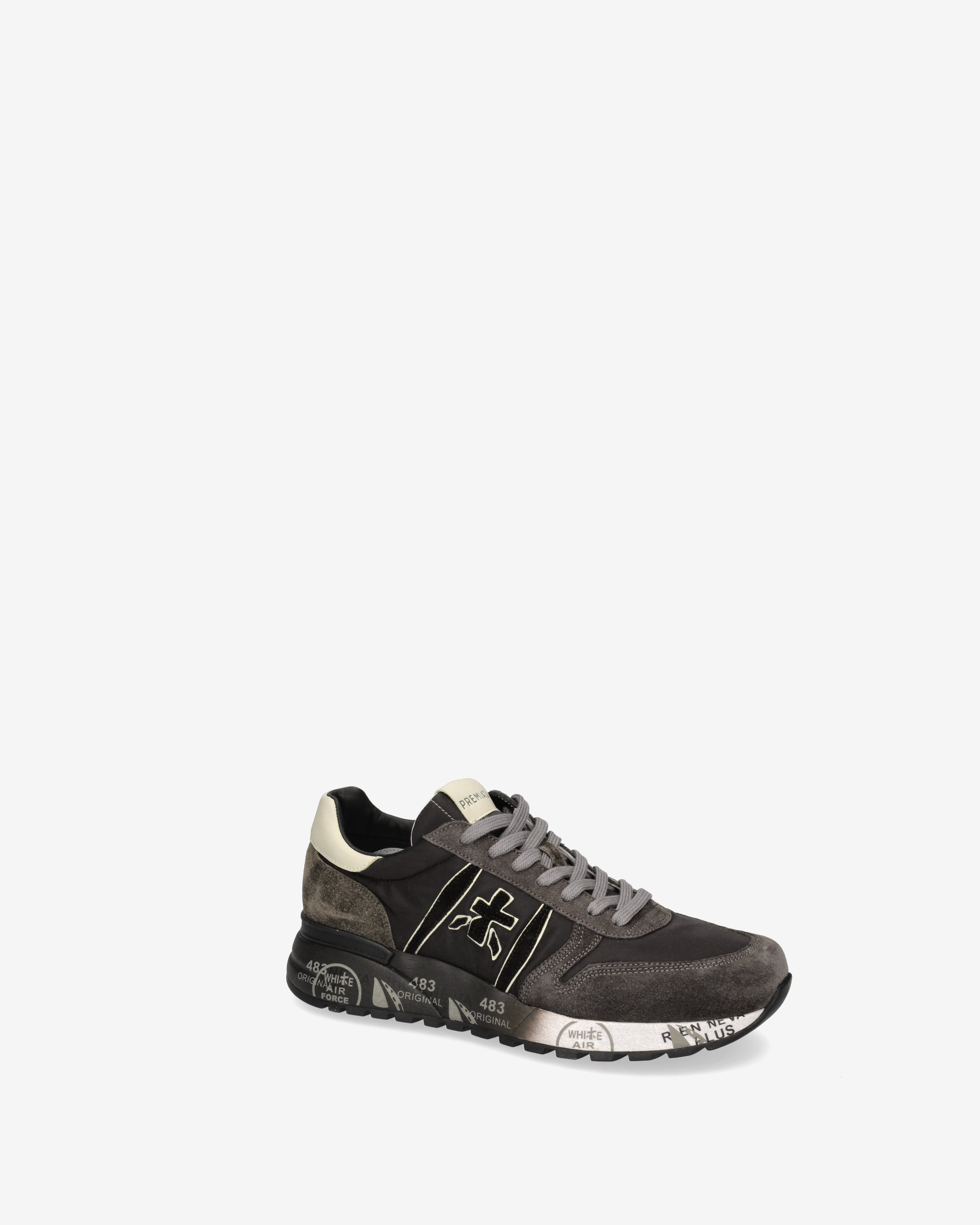 premiata-lander-4951-sneaker-anthrazit-schwarz image 2