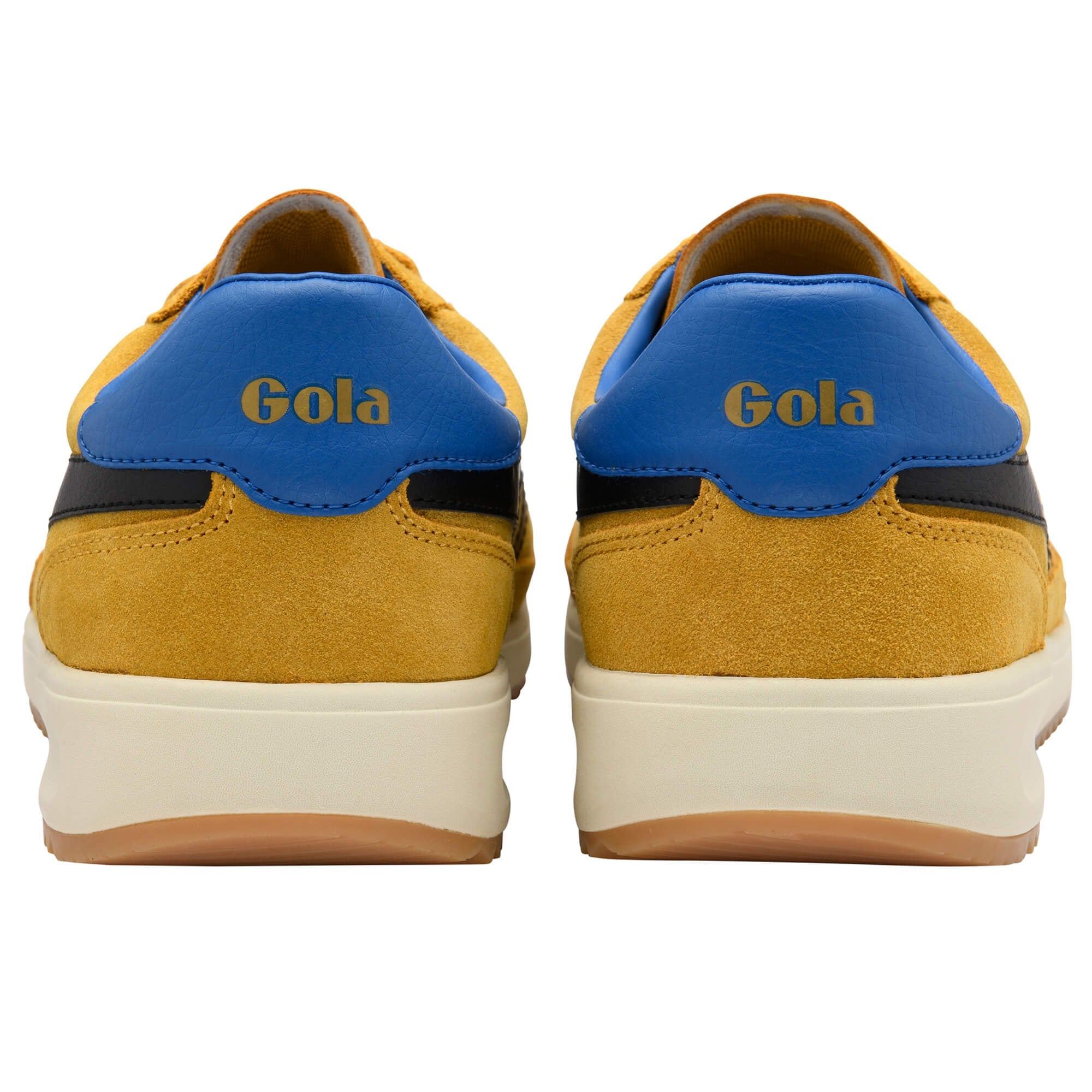 gola-tornado-88-herren-sneaker-wildleder-gelb-schwarz image 4