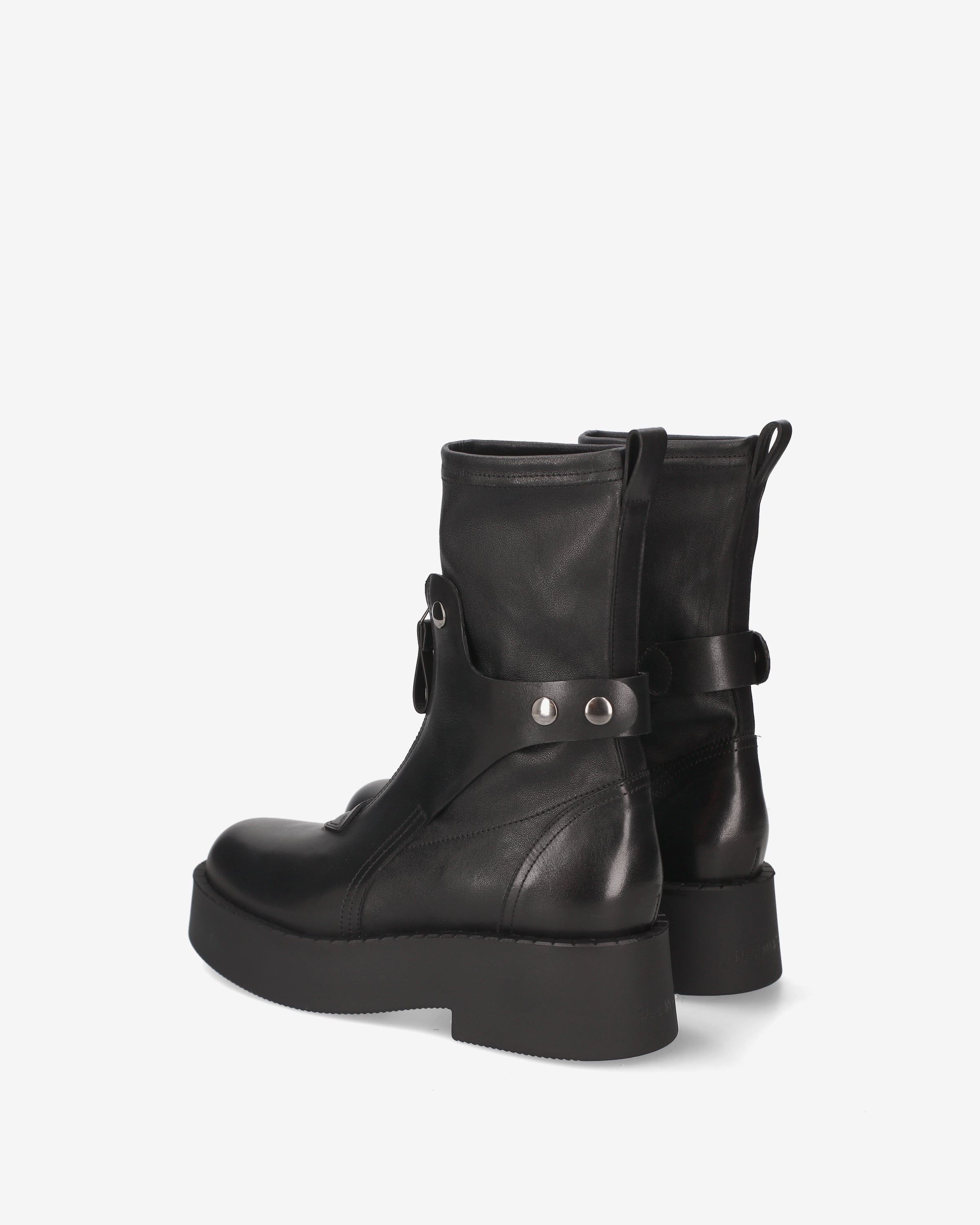 premiata-stivaletti-damen-schwarz-nappa-nieten image 5