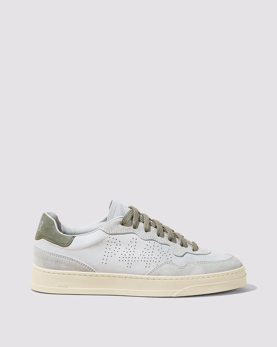 p448-bali-diego-herren-low-top-sneaker-wei-gr-n image 1