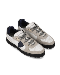 philippe-model-pgal-herren-sneaker-wei-blau-beige image 4