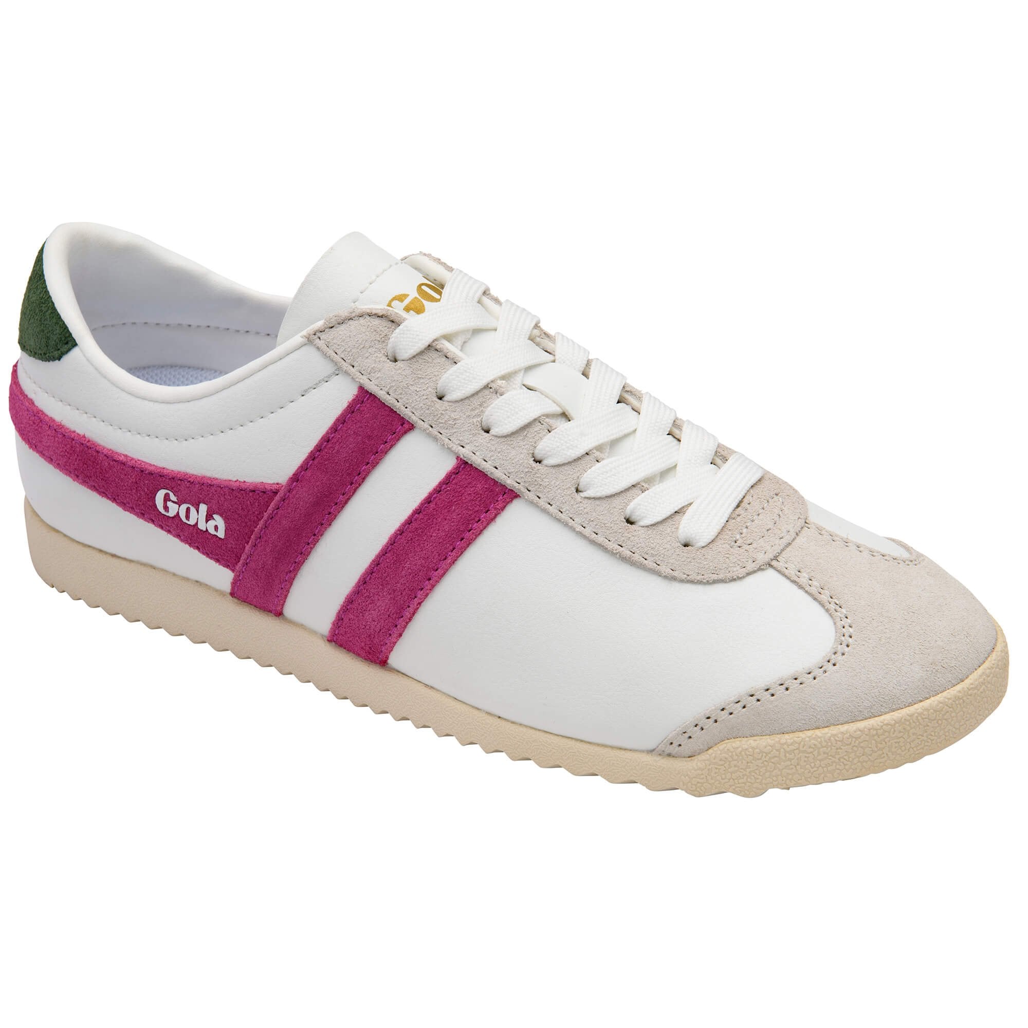 gola-bullet-pure-damen-sneaker-wei-fuchsia-gartengr-n image 2