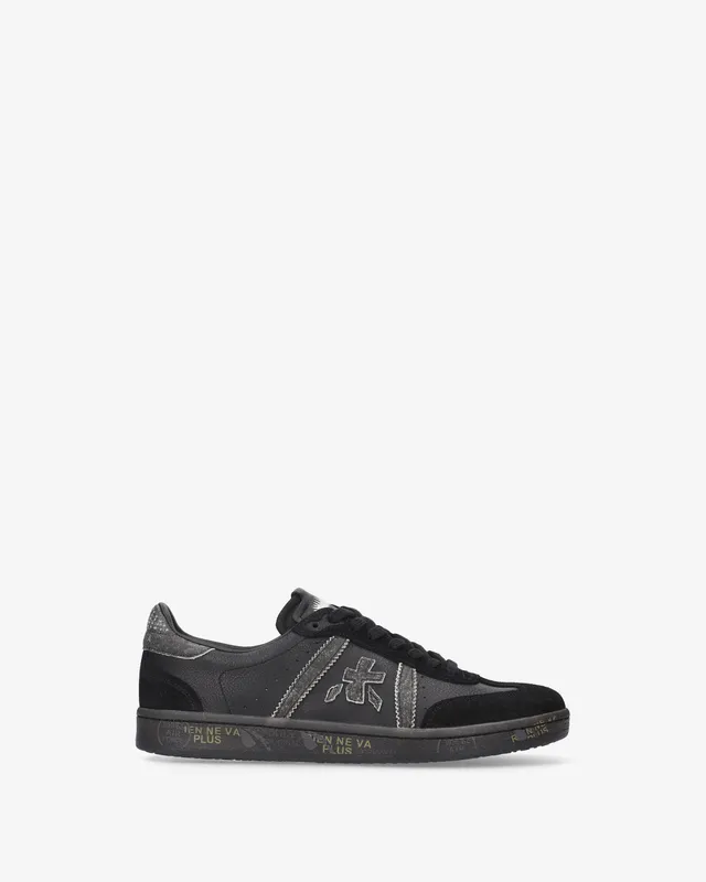 premiata-bonnie-8591-damen-sneaker-schwarz-silber image 1