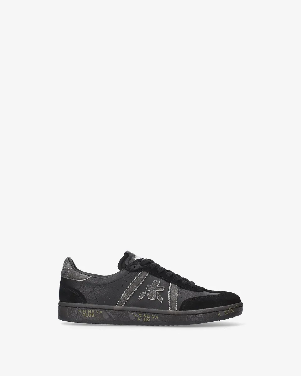premiata-bonnie-8591-damen-sneaker-schwarz-silber image 1