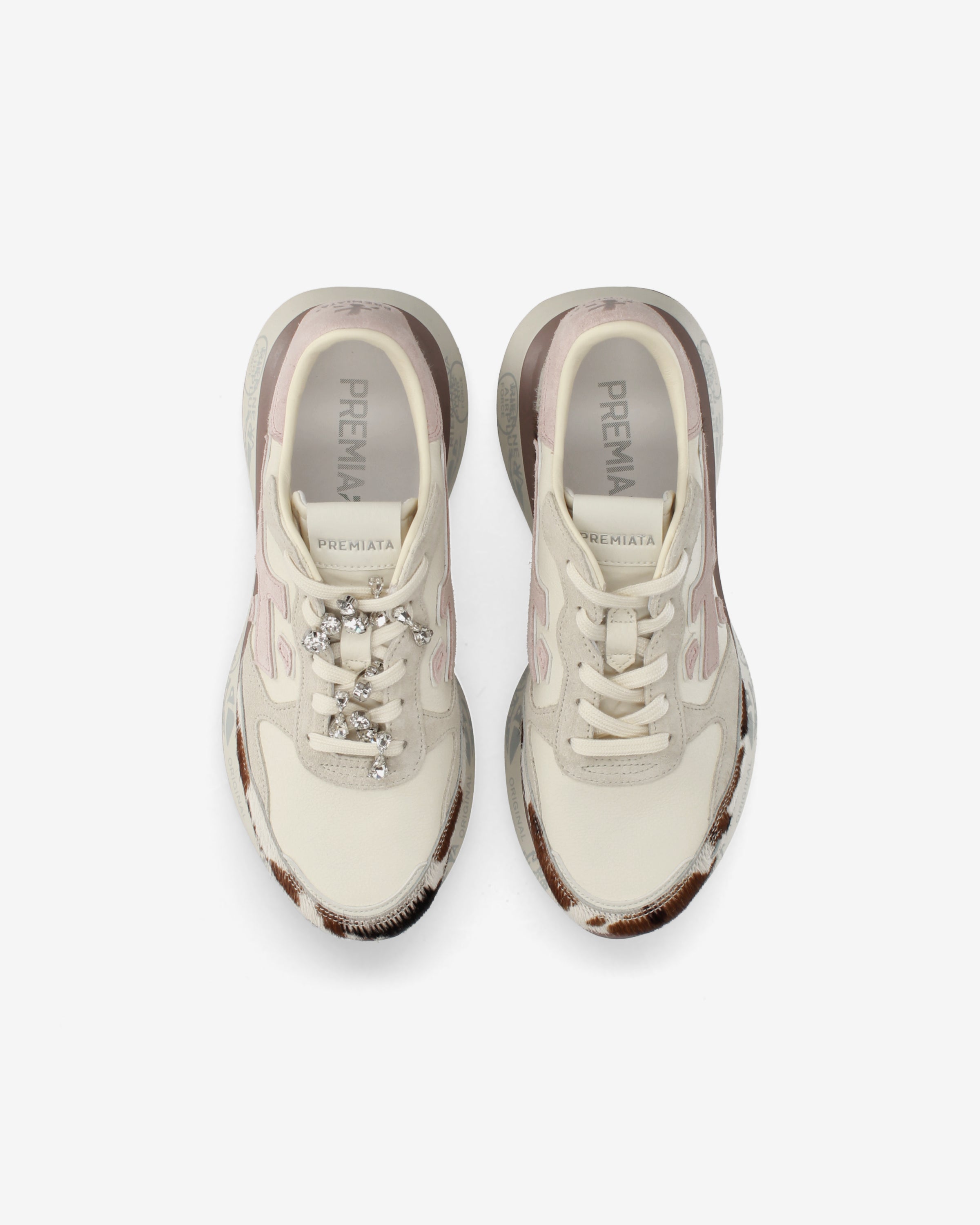 premiata-lauryn-8456k-sneaker-damen-panna-rosa-braun image 6