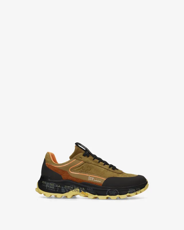 premiata-devin-501-sneaker-olive-suede-vibram-herren image 1