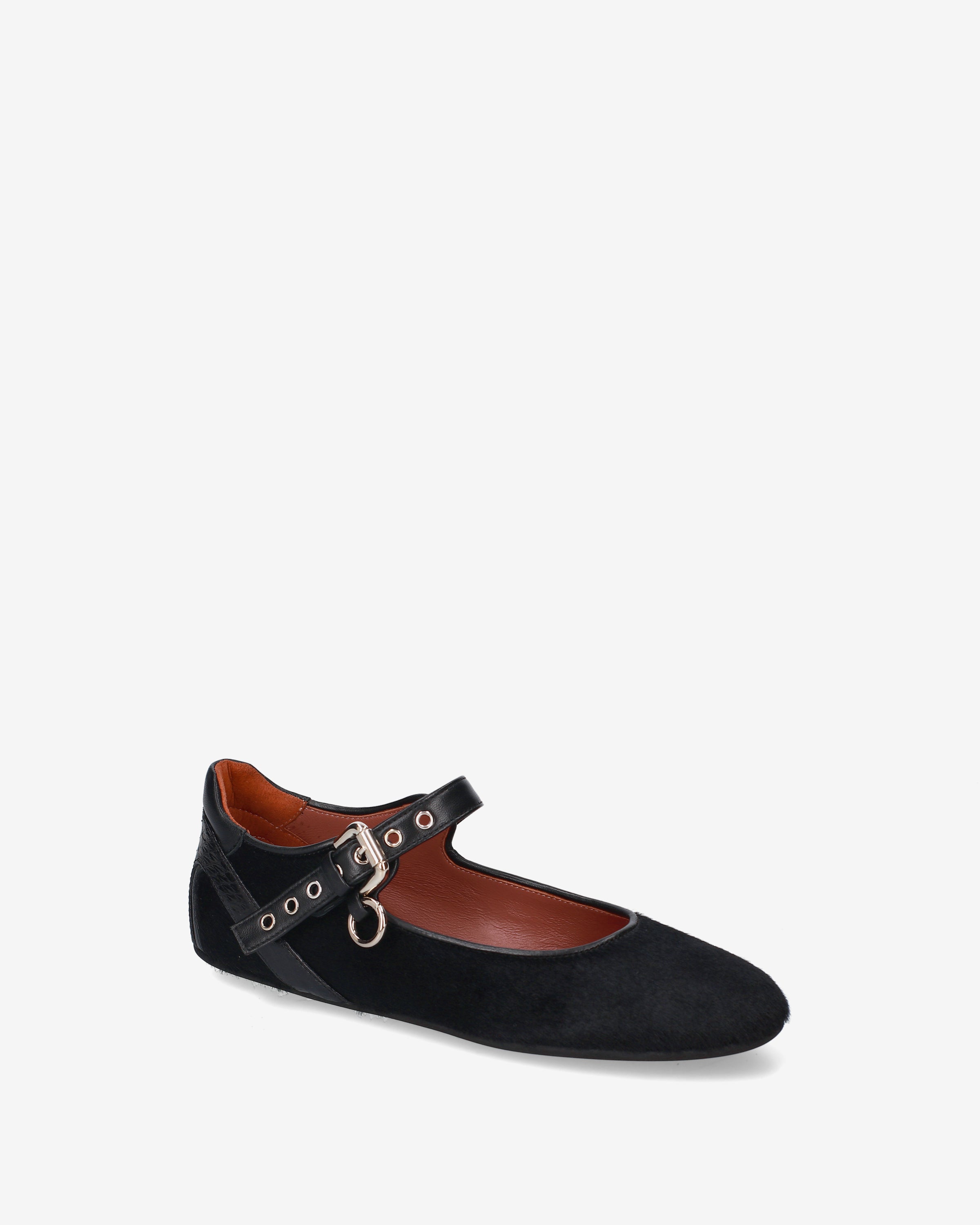 premiata-mary-jane-ballerina-damen-schwarz-cavallino-elaphe-schnalle image 4