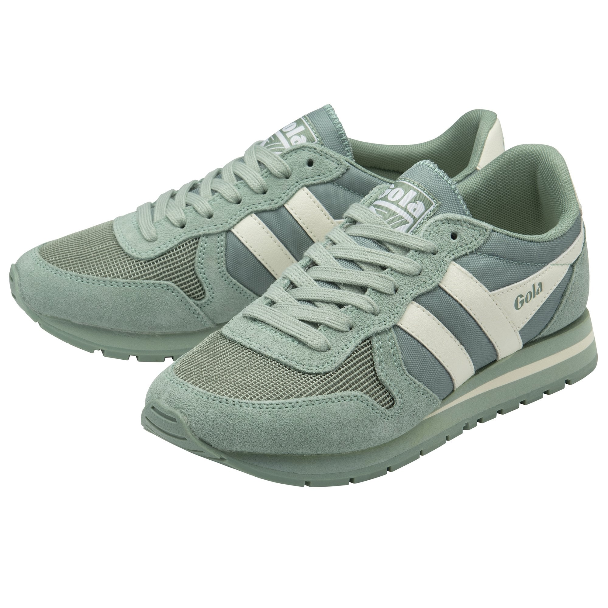 gola-daytona-88-damen-sneaker-gr-n-nylon-mesh-wildleder image 3