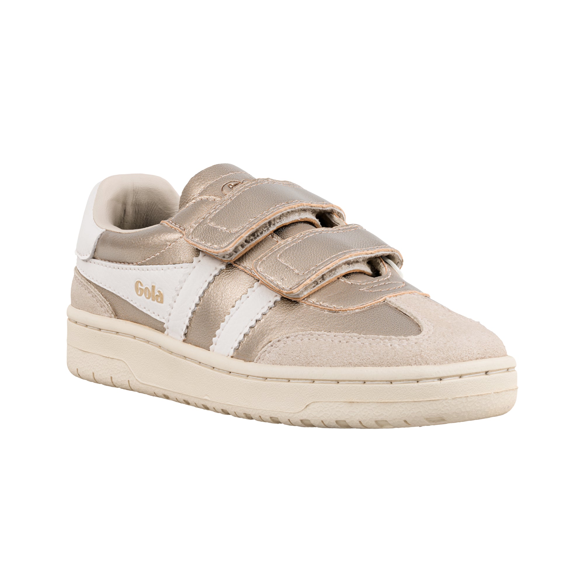 gola-viper-glimmer-strap-kinder-sneaker-gold-klettverschluss image 2