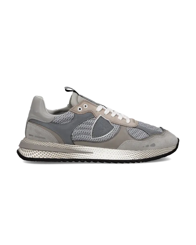 philippe-model-olympique-sneaker-herren-grau-beige image 1