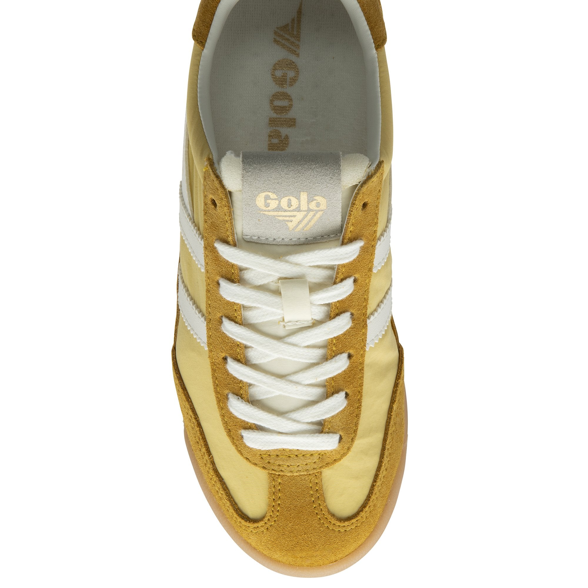 gola-firefly-sneaker-f-r-damen-gelb-off-white-nylon-wildleder image 5