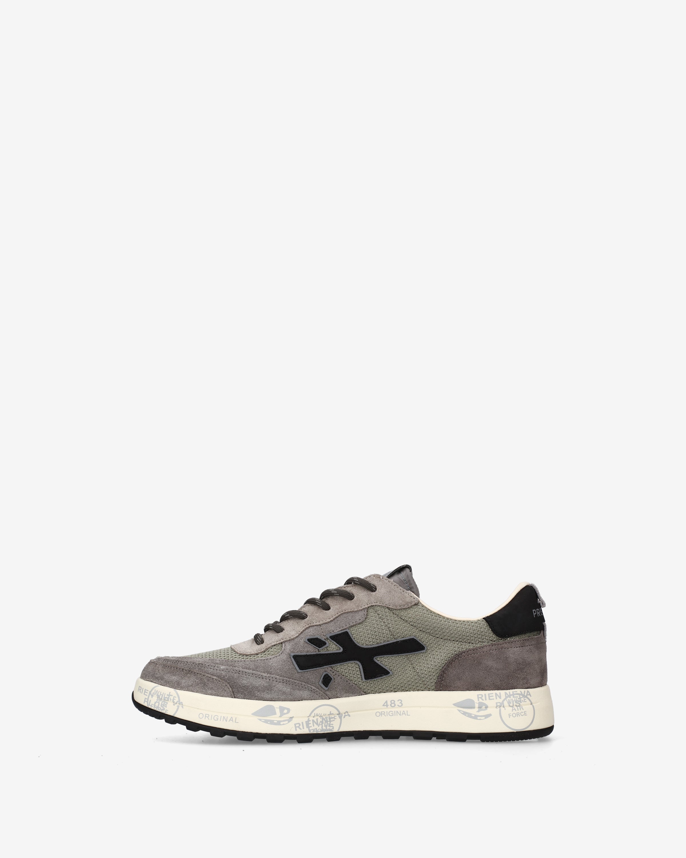 premiata-nous-8459-sneaker-herren-beige-tortora-mit-schwarz image 3