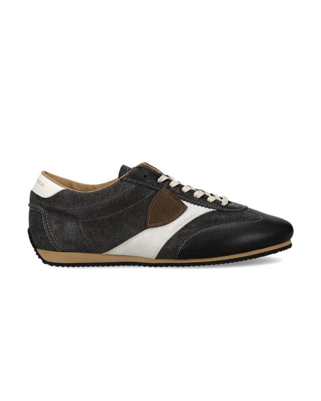 philippe-model-planche-sneaker-herren-anthrazit-grau-wei image 1