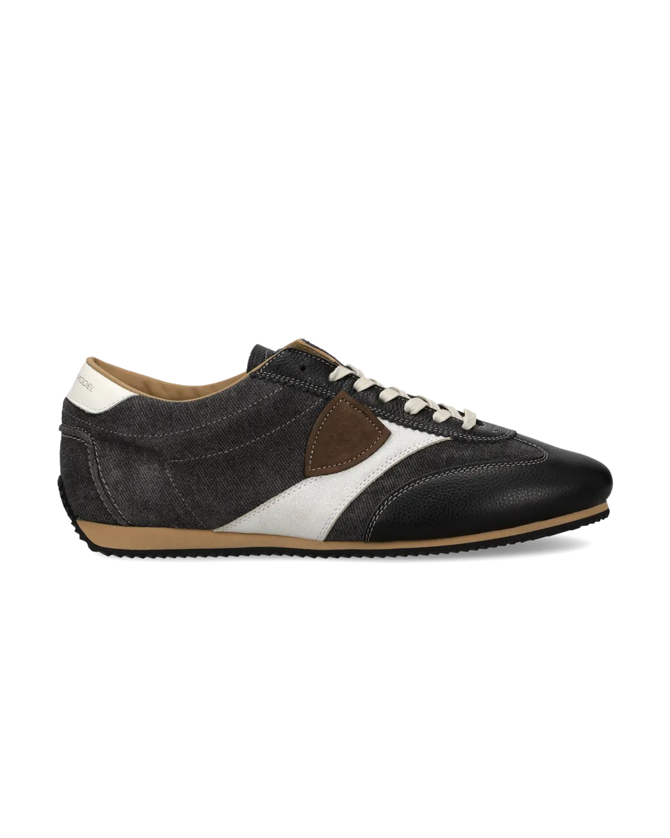 philippe-model-planche-sneaker-herren-anthrazit-grau-wei image 1