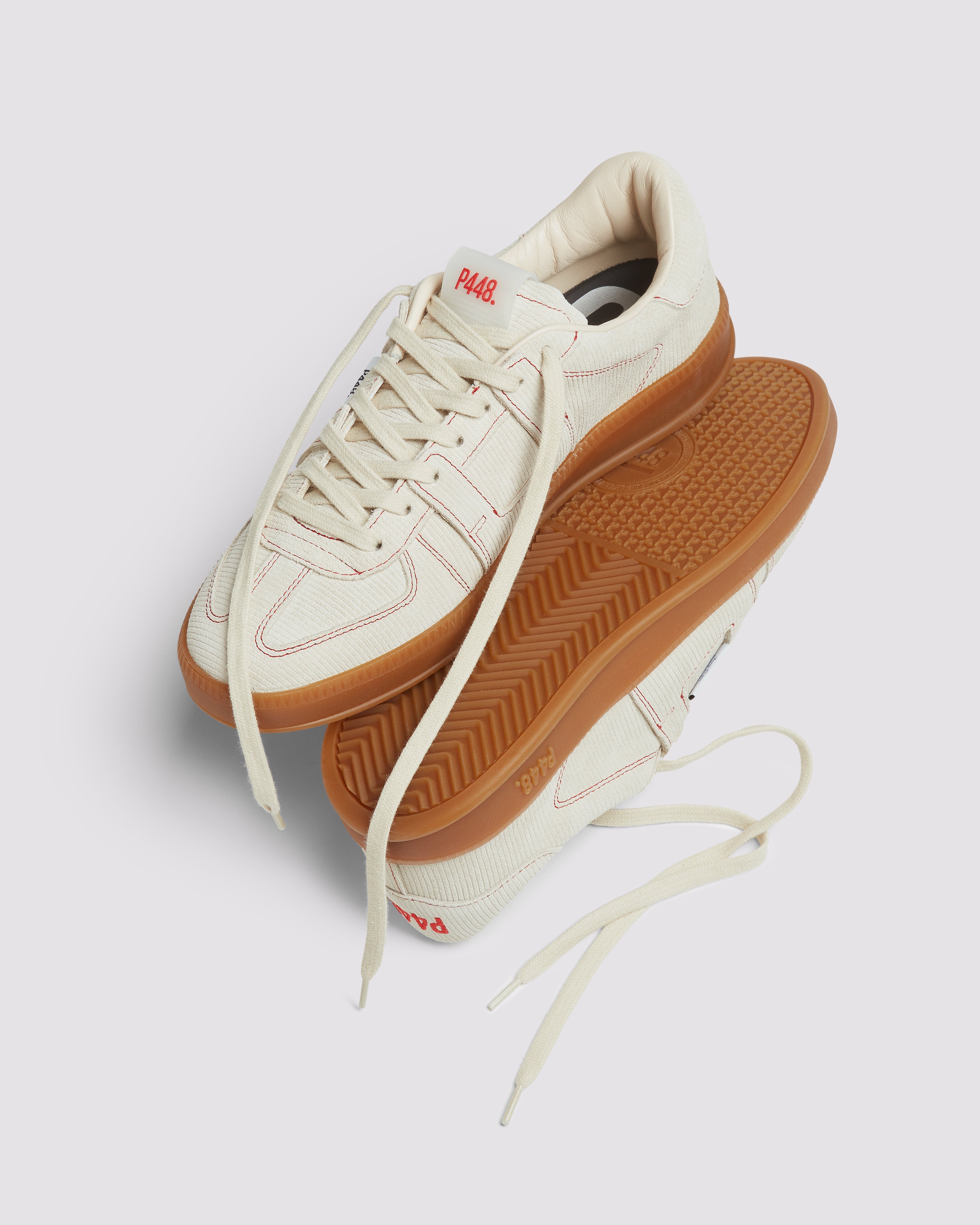 p448-monza-herren-sneaker-corduroy-cream image 3