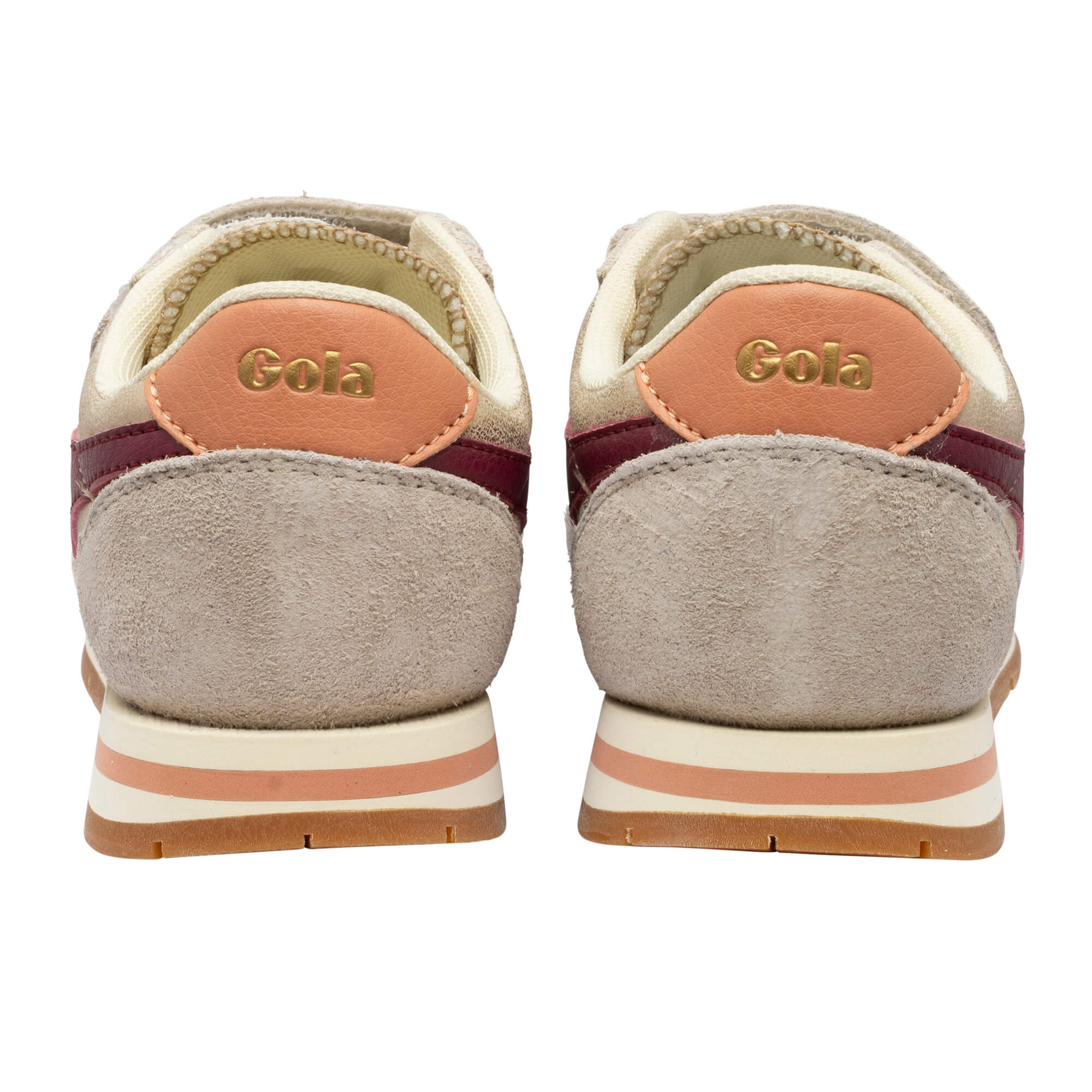 gola-daytona-blaze-strap-sneaker-f-r-kinder-metallic-gold-mit-cerise-terracotta image 4