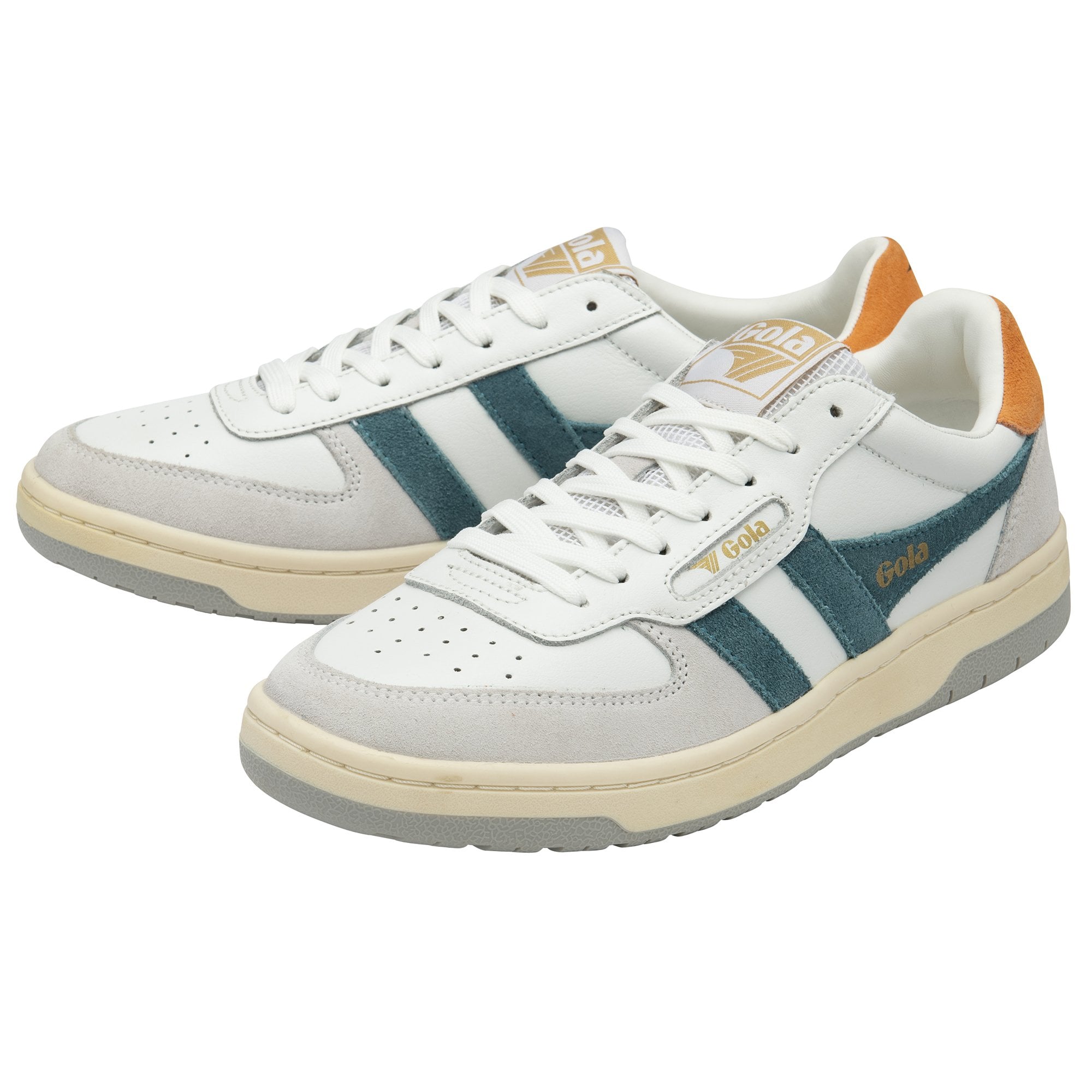 gola-hawk-damen-sneaker-court-retro-wei-multi image 3