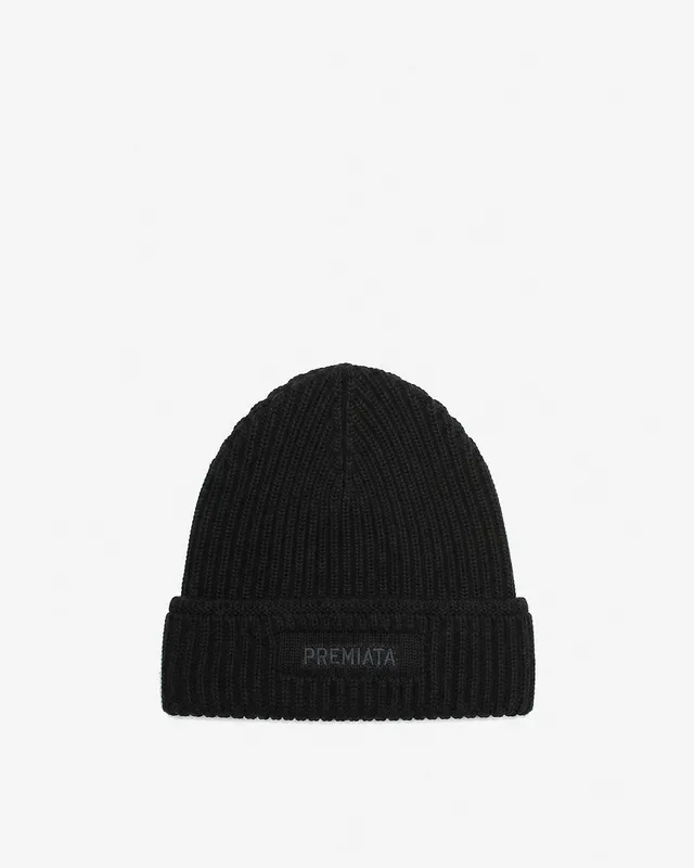 premiata-wollm-tze-berretto-merino-beanie-unisex-mit-logo-stick image 1