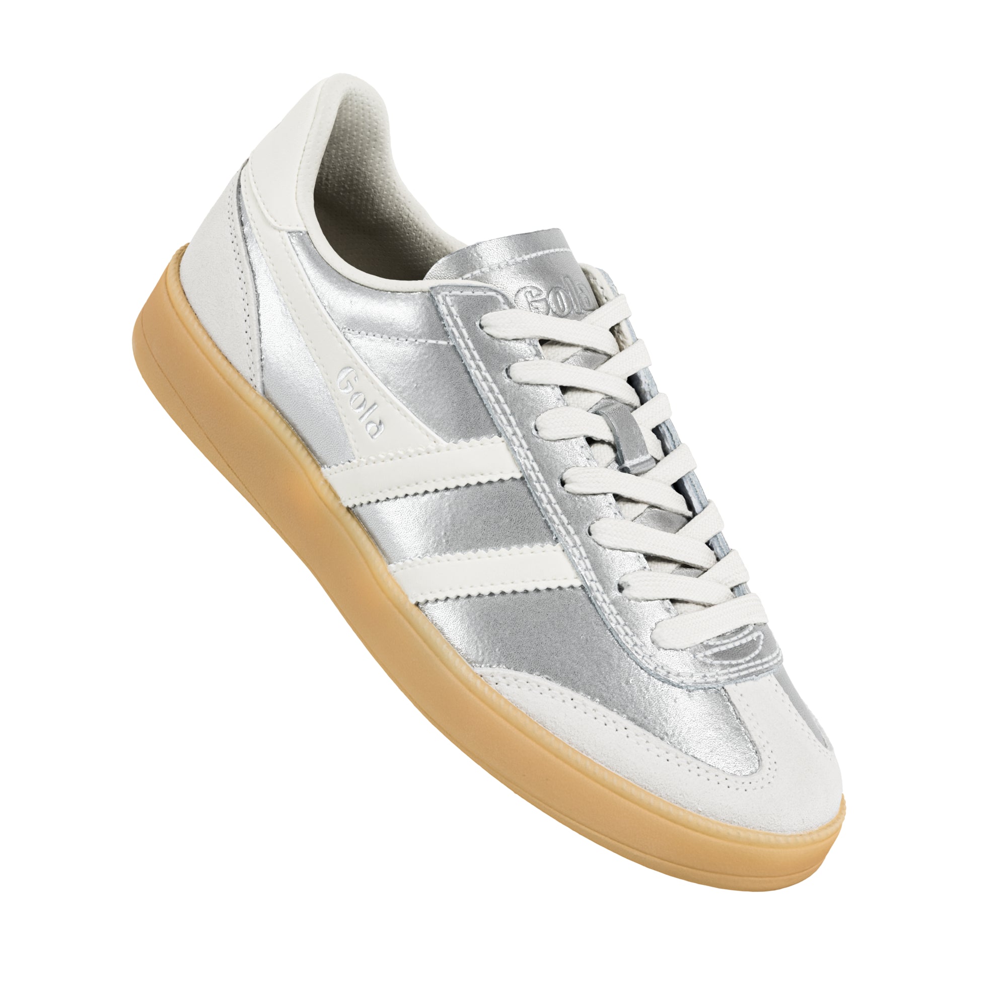 gola-viper-metallic-damen-sneaker-silber-leder image 5