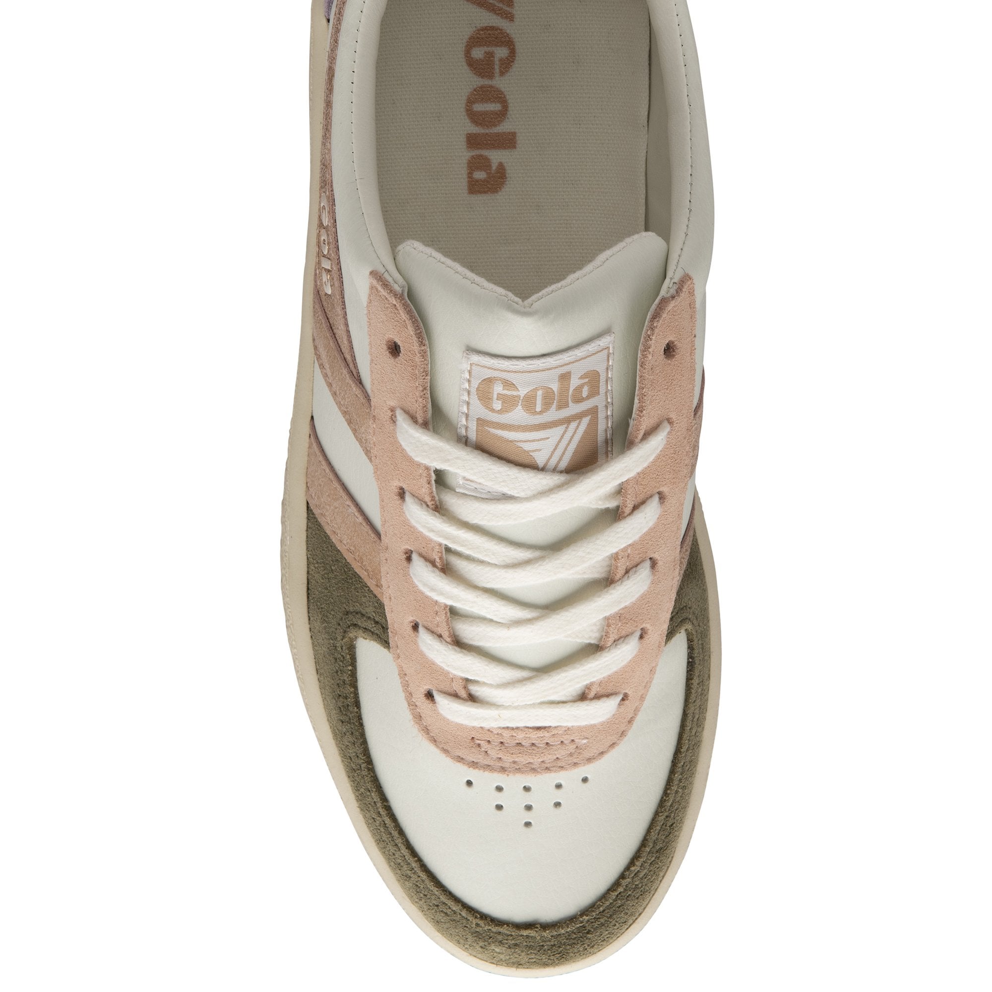 gola-grandslam-quadrant-damen-sneaker-off-white-khaki-ros-gold image 5