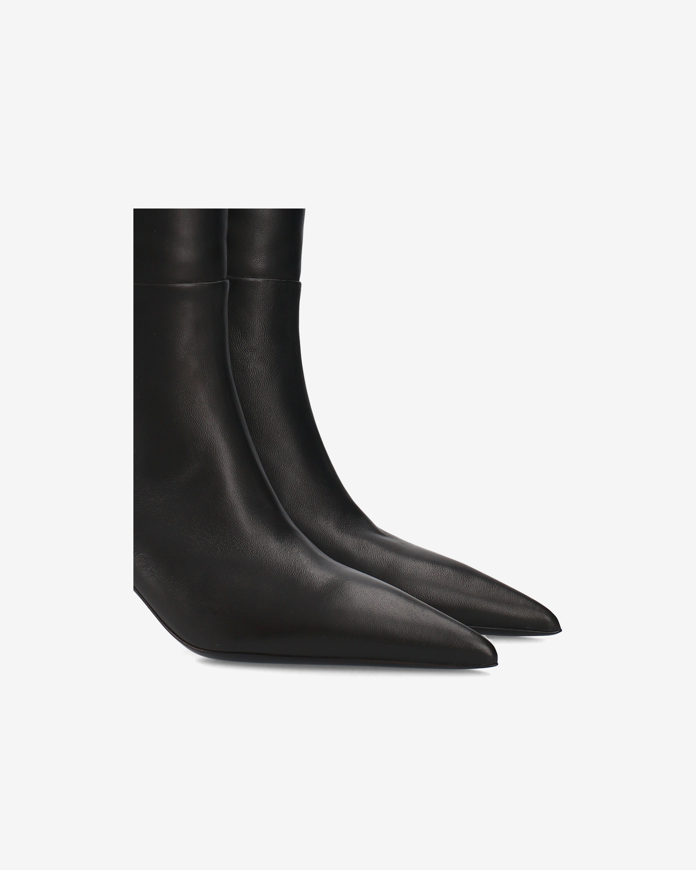 premiata-stiefel-damen-aus-schwarzer-lamm-nappa-40-cm-absatz-6-5-cm image 6